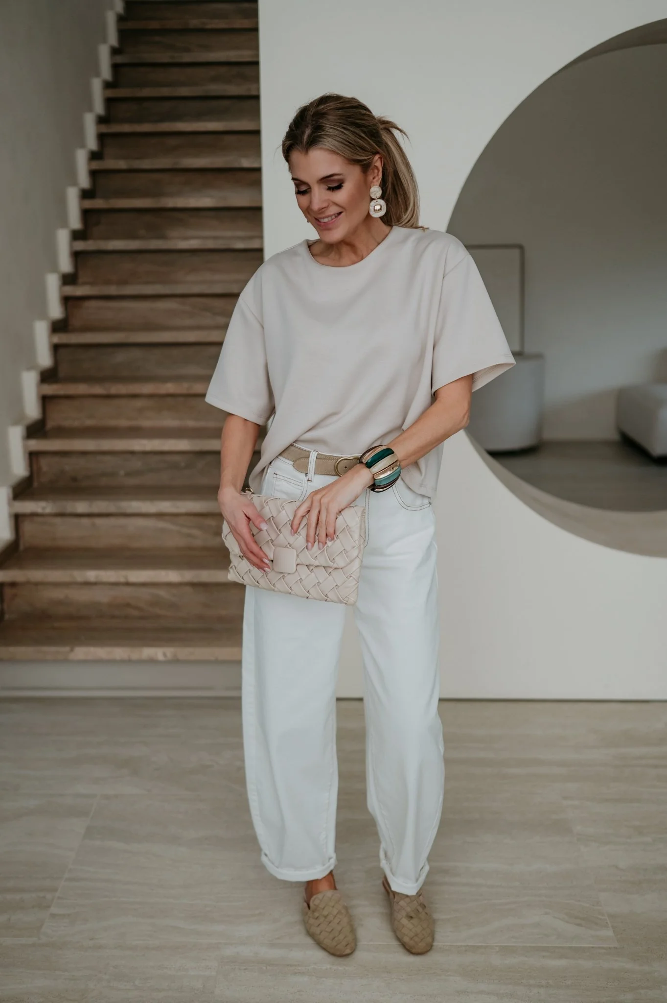 Addome t-shirt I Beige - Image 10
