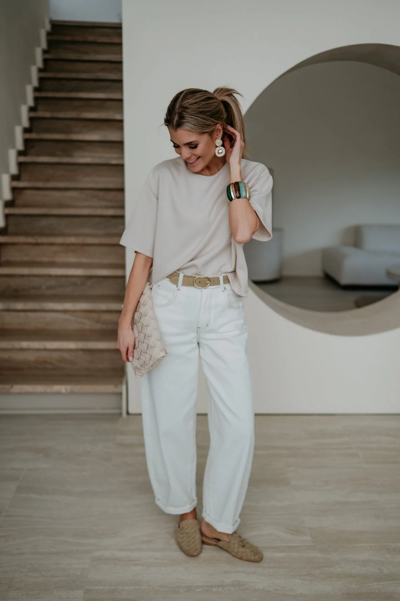 Addome t-shirt I Beige - Image 2