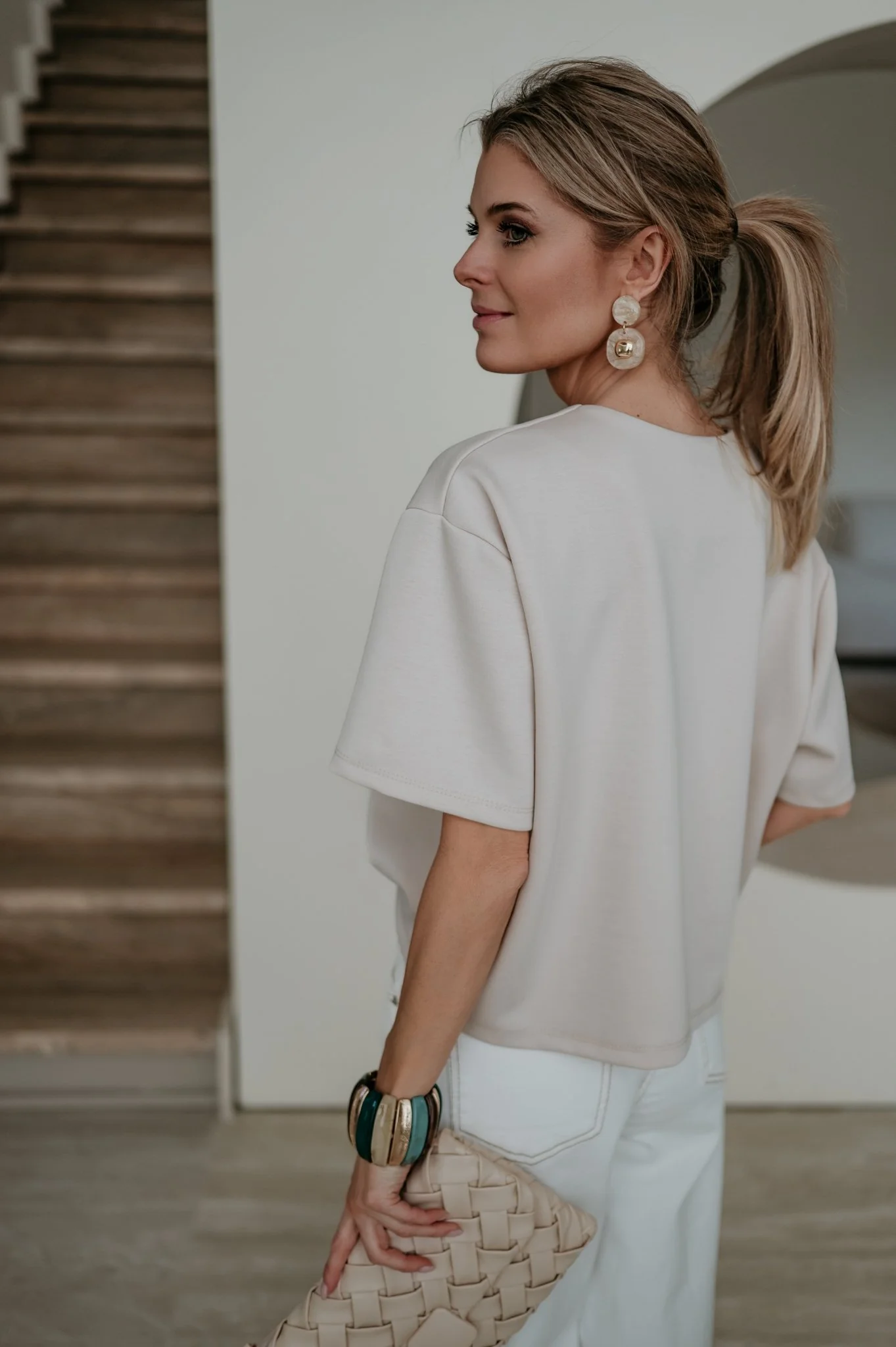 Addome t-shirt I Beige - Image 6
