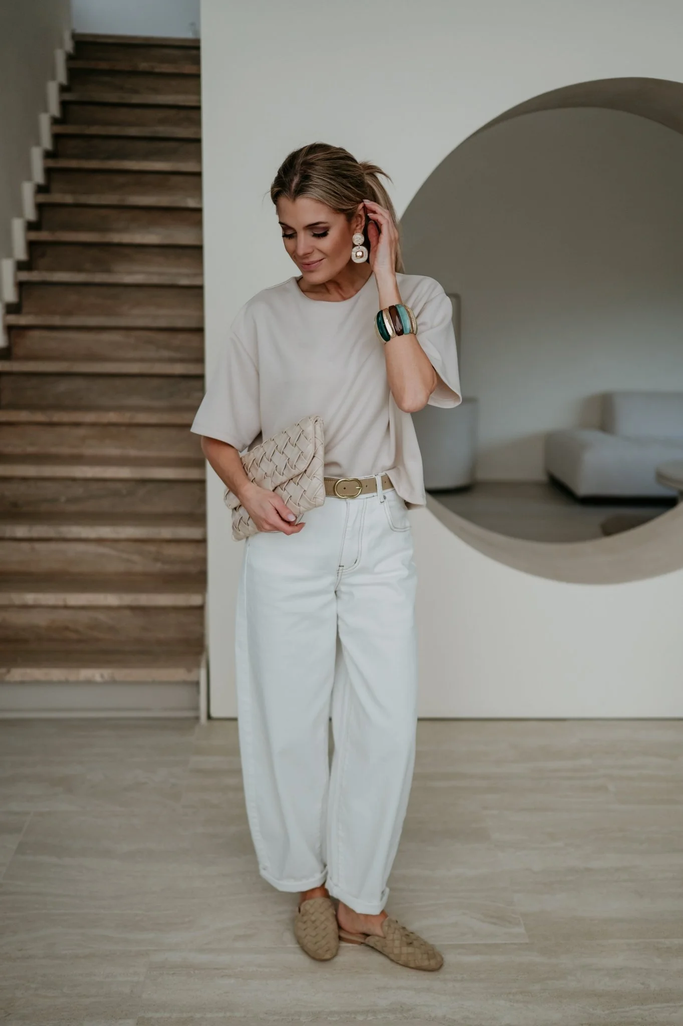 Addome t-shirt I Beige - Image 7