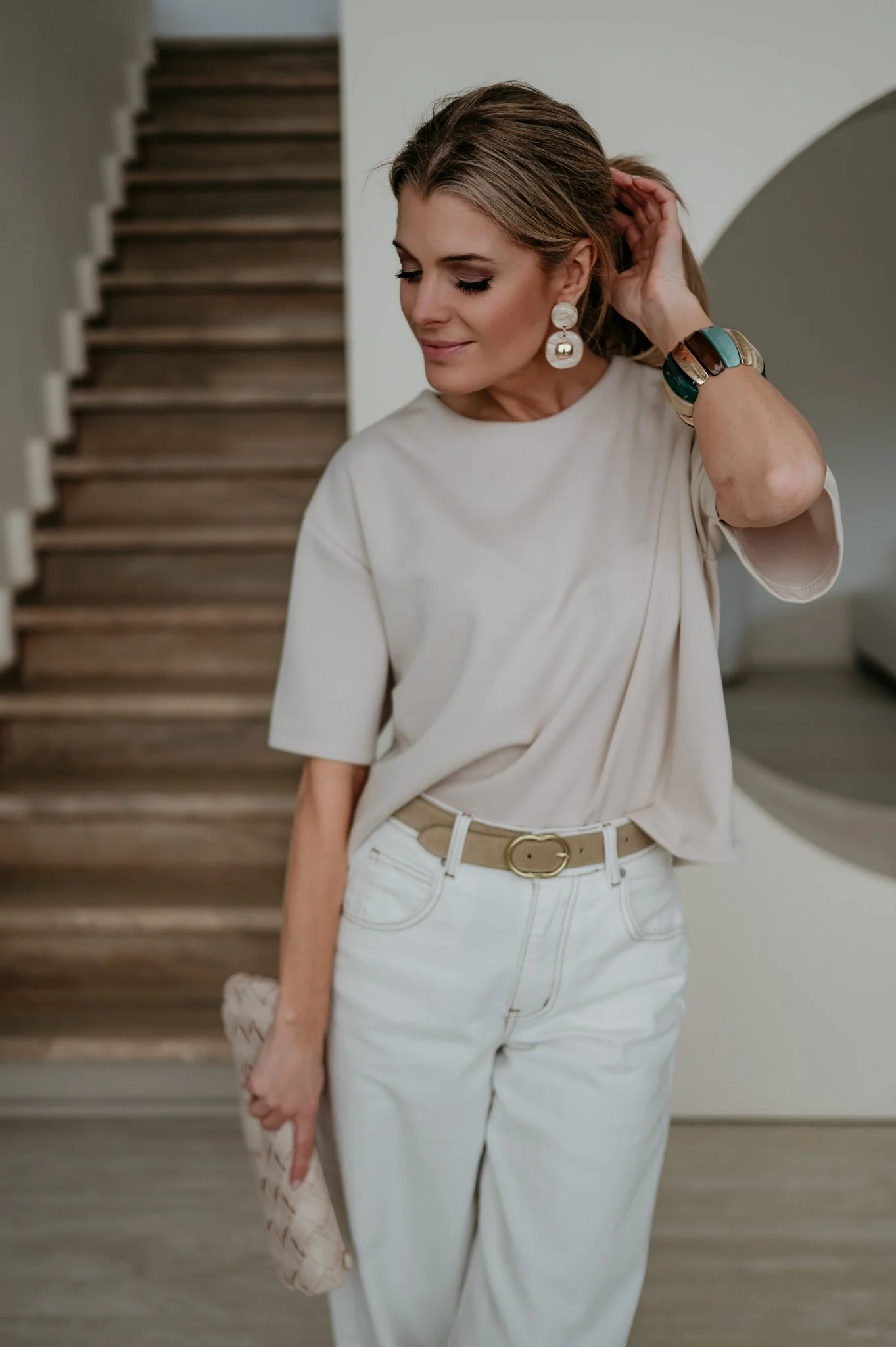 Addome t-shirt I Beige - Image 8