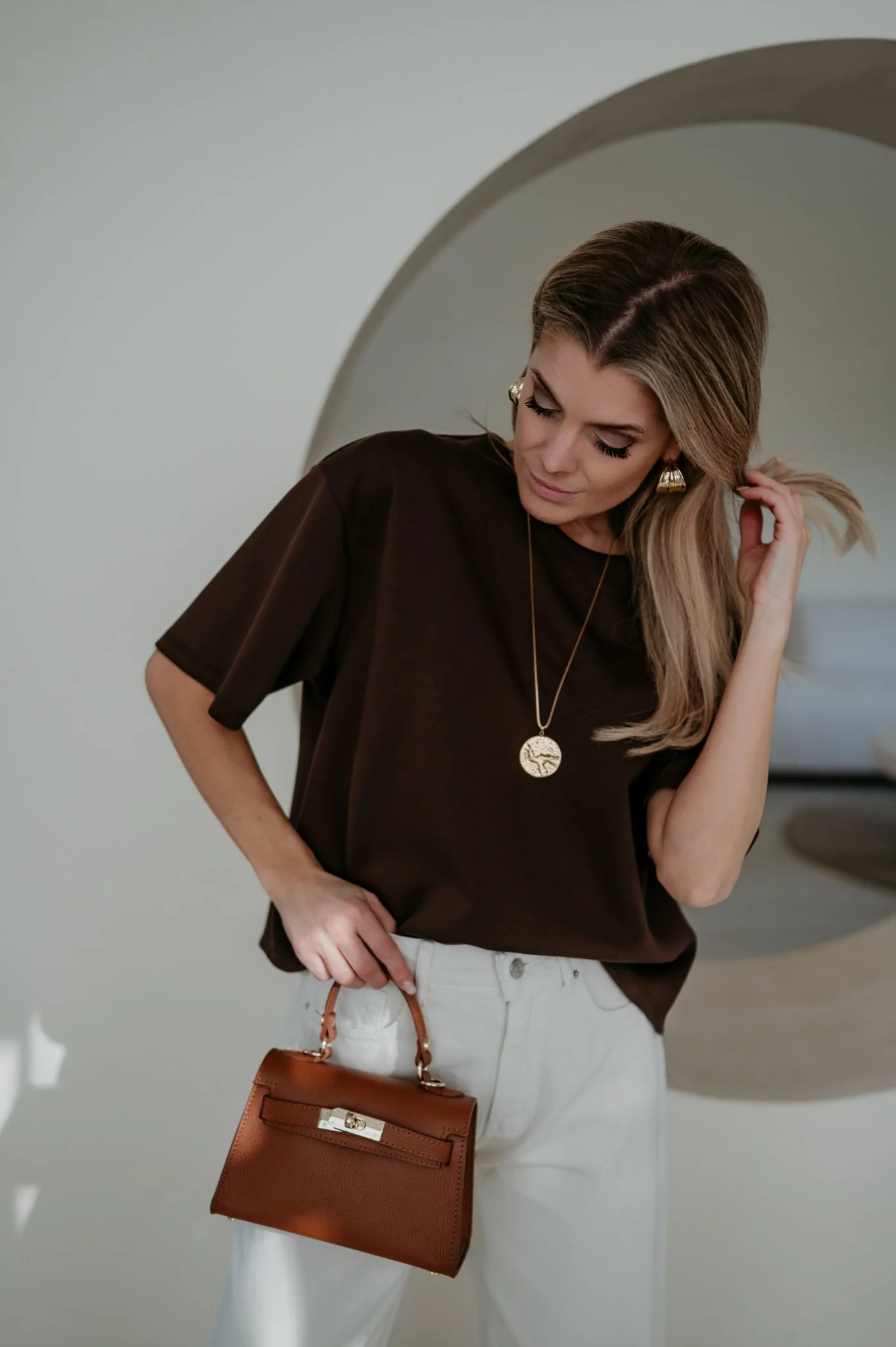 Addome t-shirt I Chocolate Brown - Image 10
