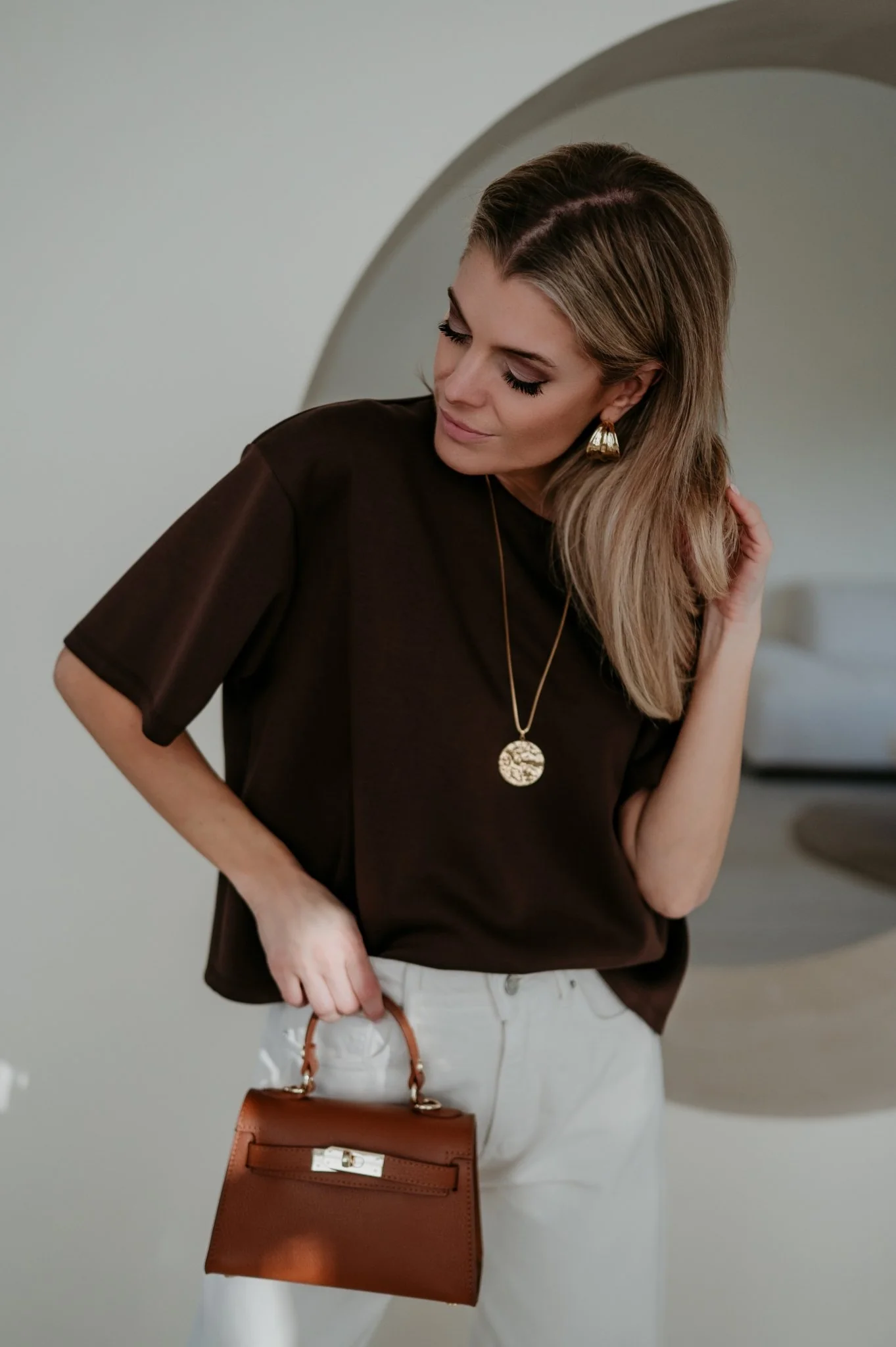 Addome t-shirt I Chocolate Brown - Image 14