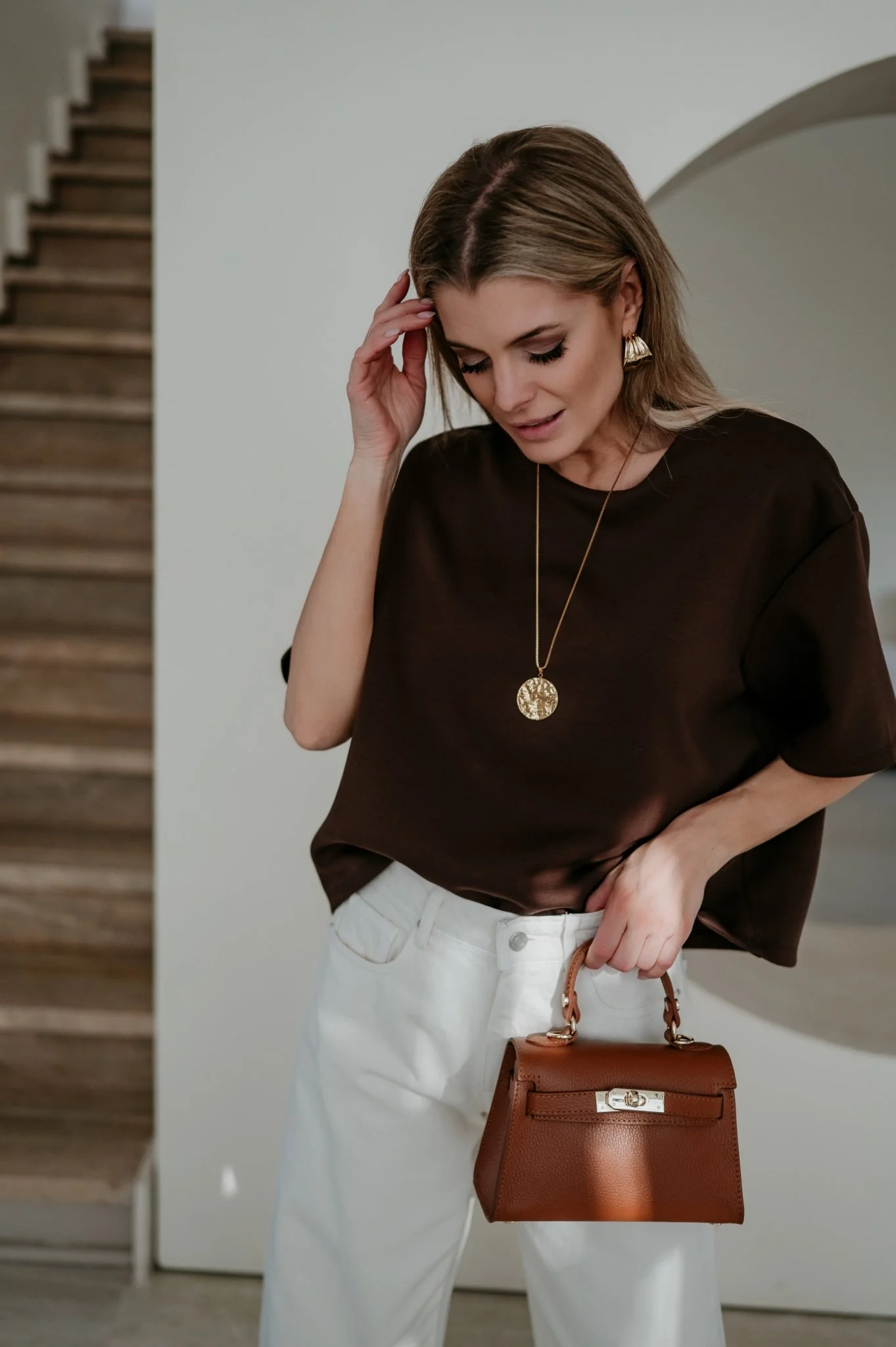 Addome t-shirt I Chocolate Brown - Image 3
