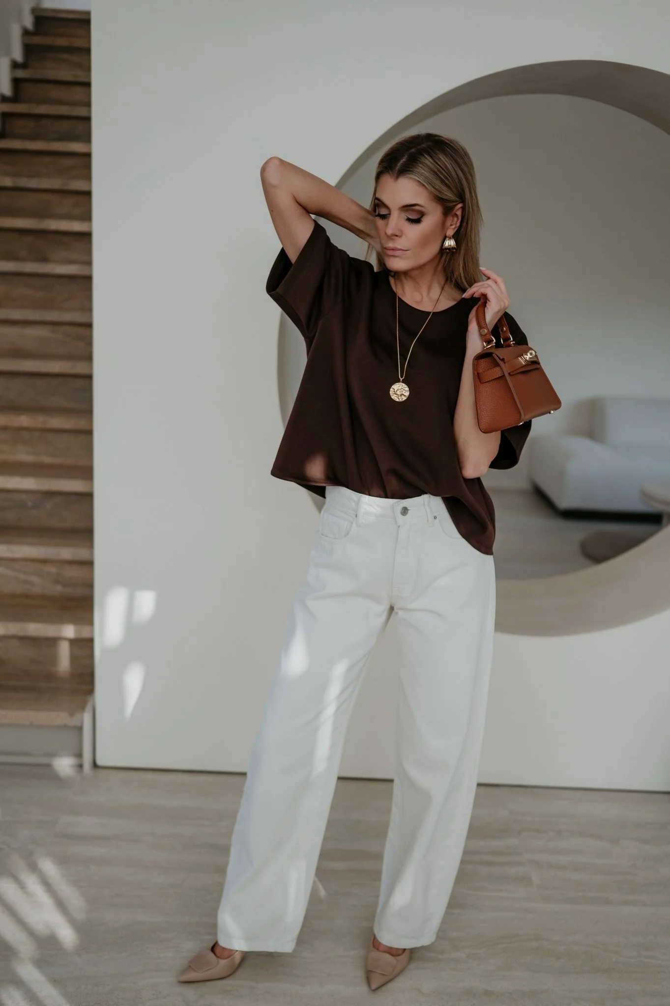 Addome t-shirt I Chocolate Brown - Image 4