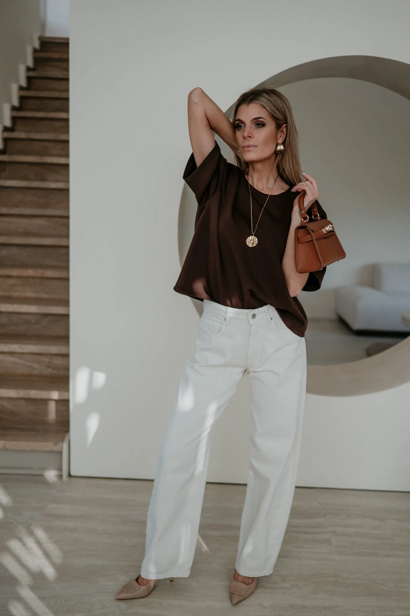 Addome t-shirt I Chocolate Brown - Image 6