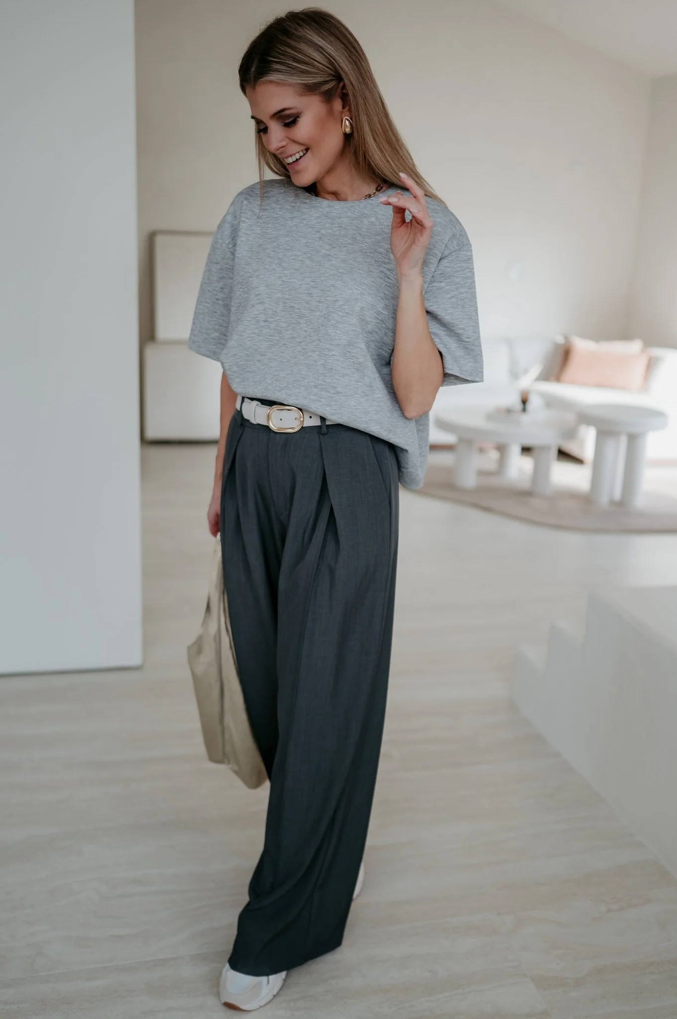 Addome t-shirt I Light Grey - Image 11