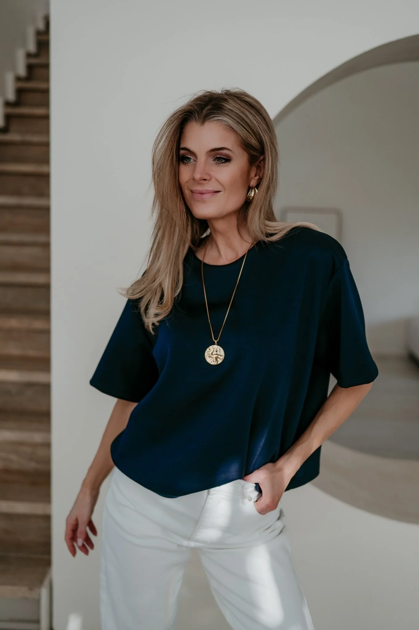 Addome t-shirt I Navy blue - Image 7