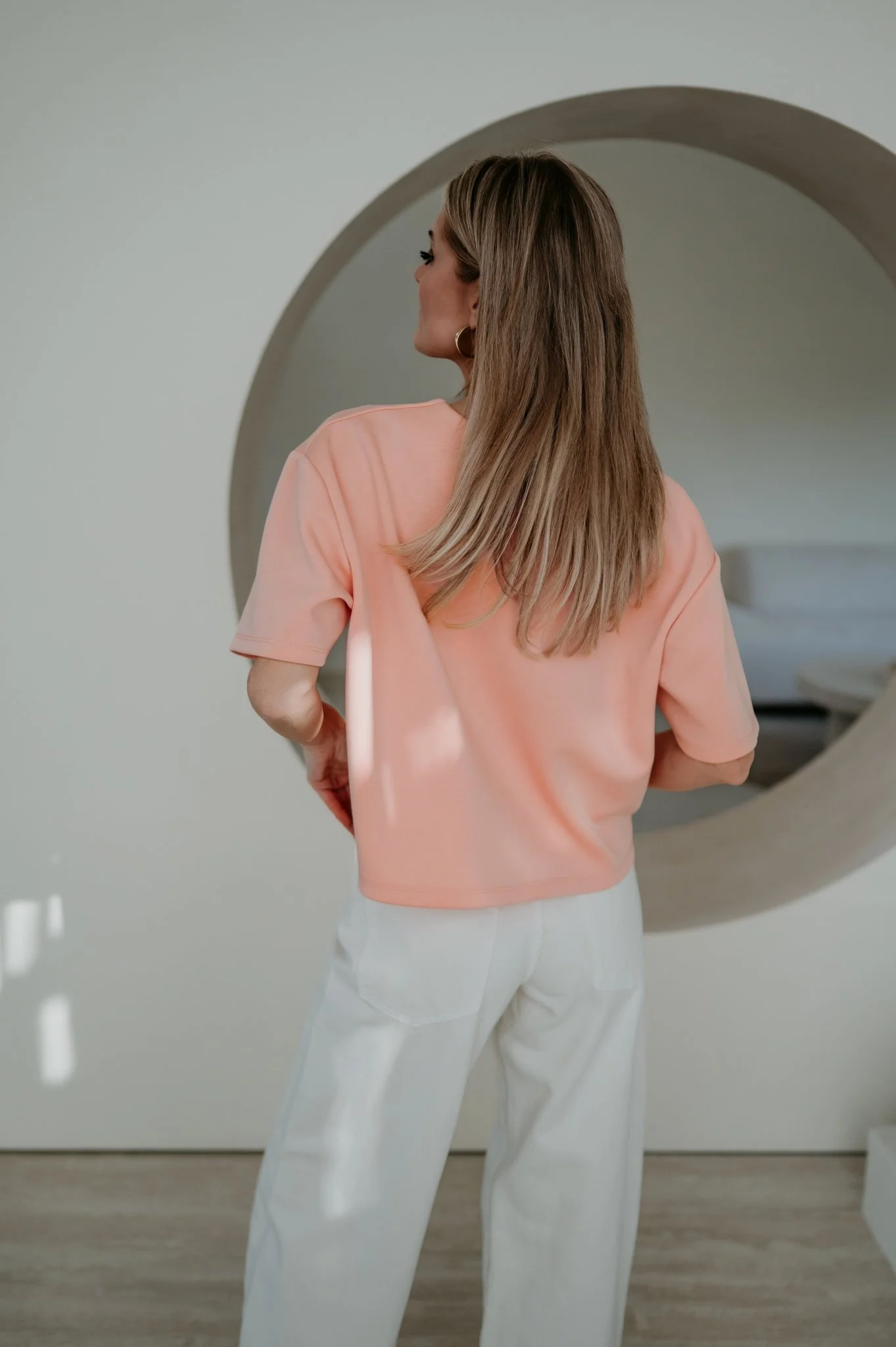 Addome t-shirt I Peach - Image 4