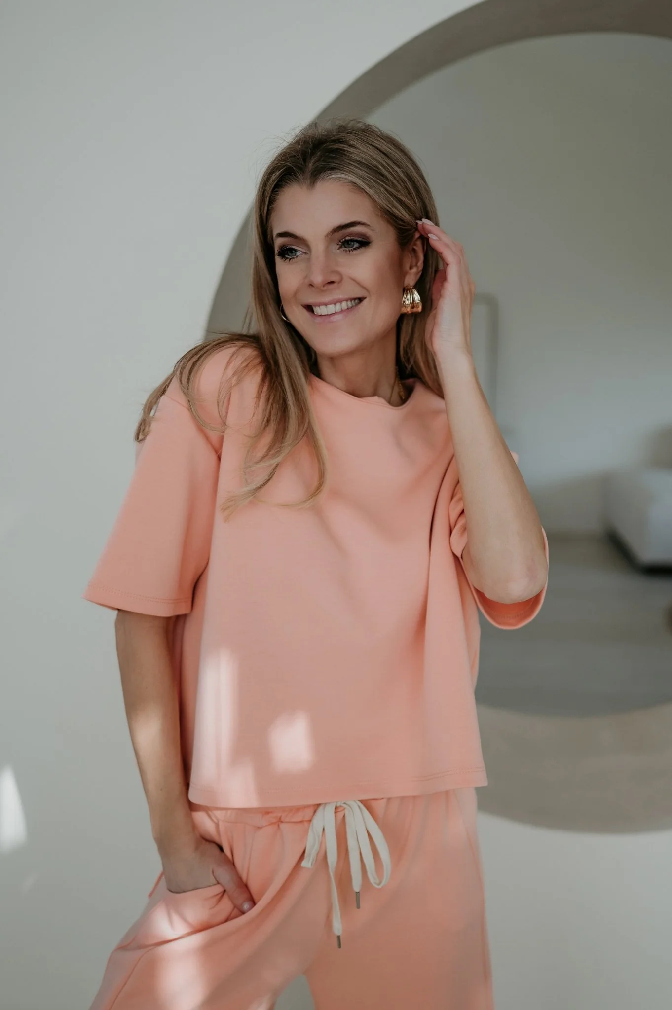 Addome t-shirt I Peach - Image 5