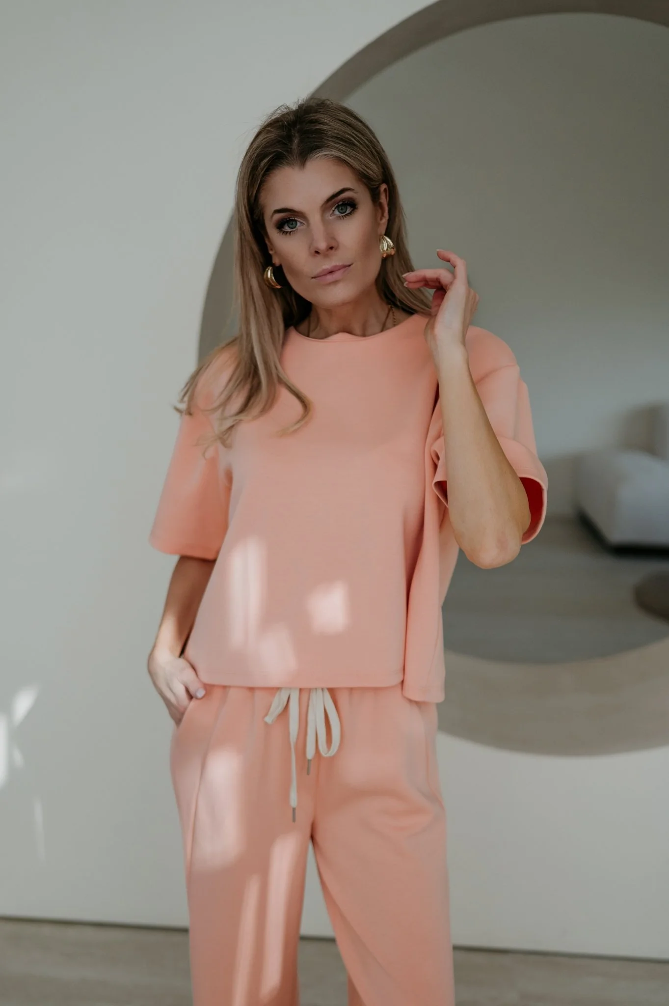 Addome t-shirt I Peach - Image 6