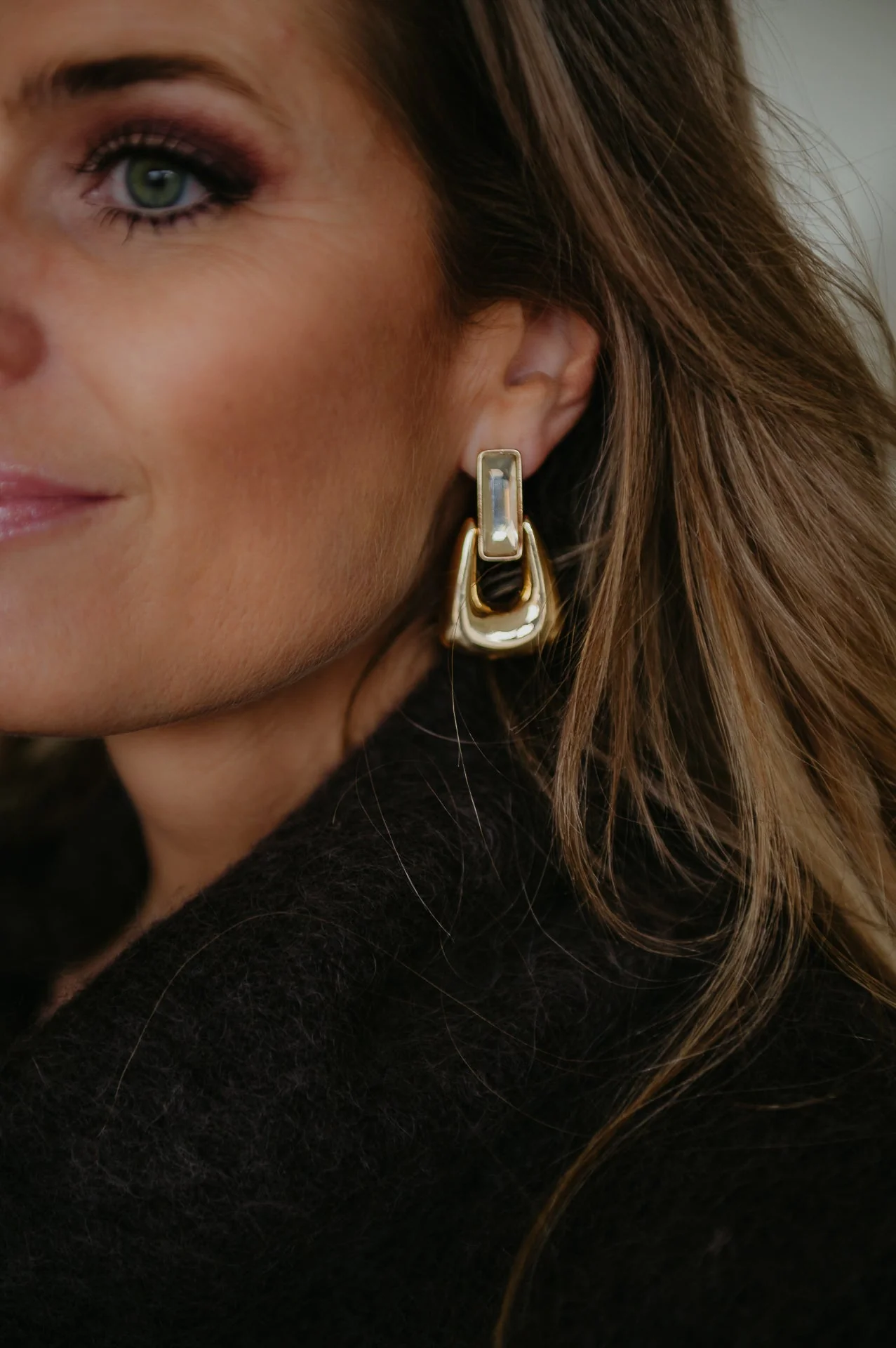 Adive earrings I Gold - Image 3