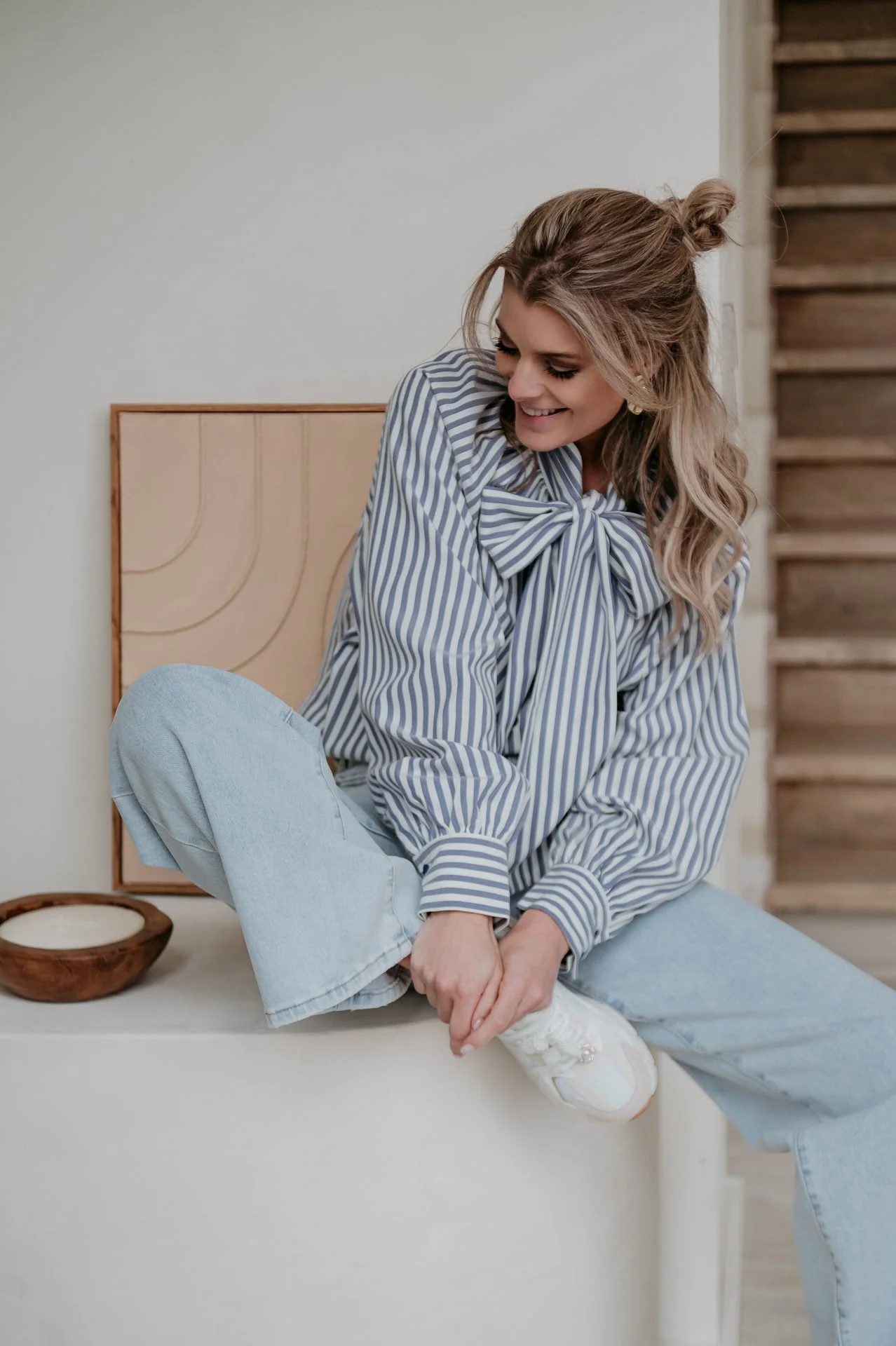 Alecho blouse I Blue