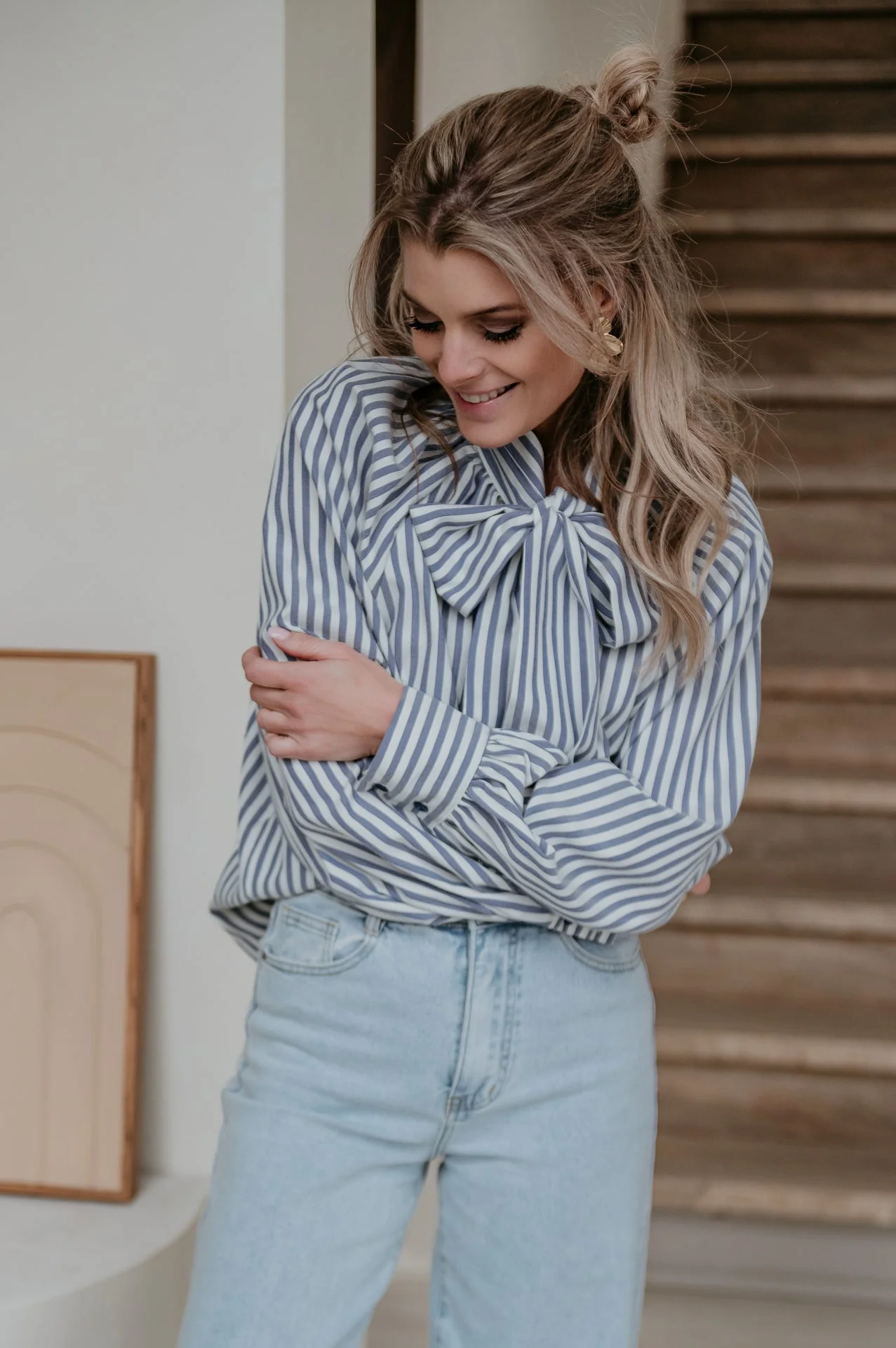 Alecho blouse I Blue - Image 4