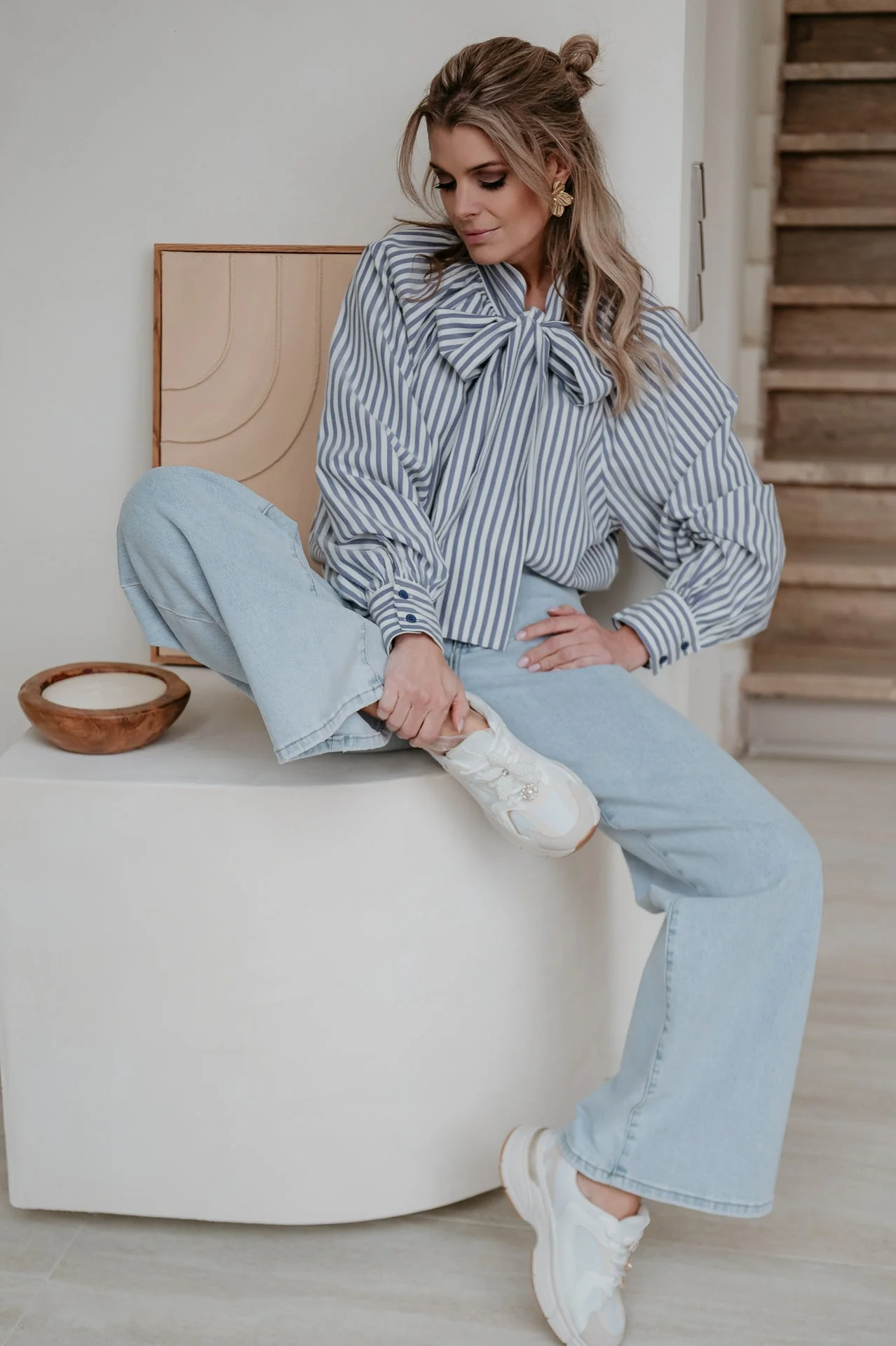 Alecho blouse I Blue - Image 7