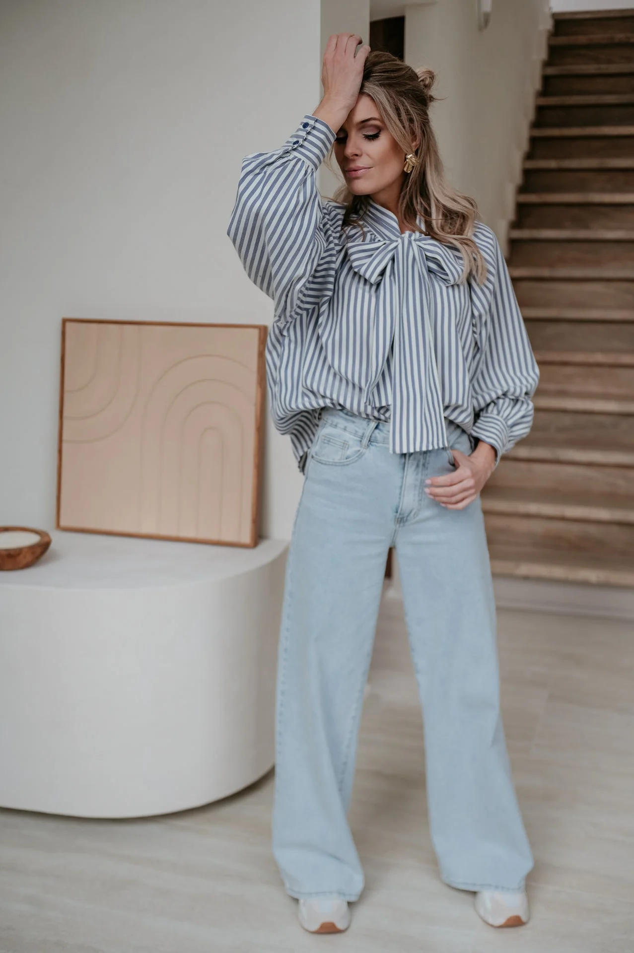 Alecho blouse I Blue - Image 8