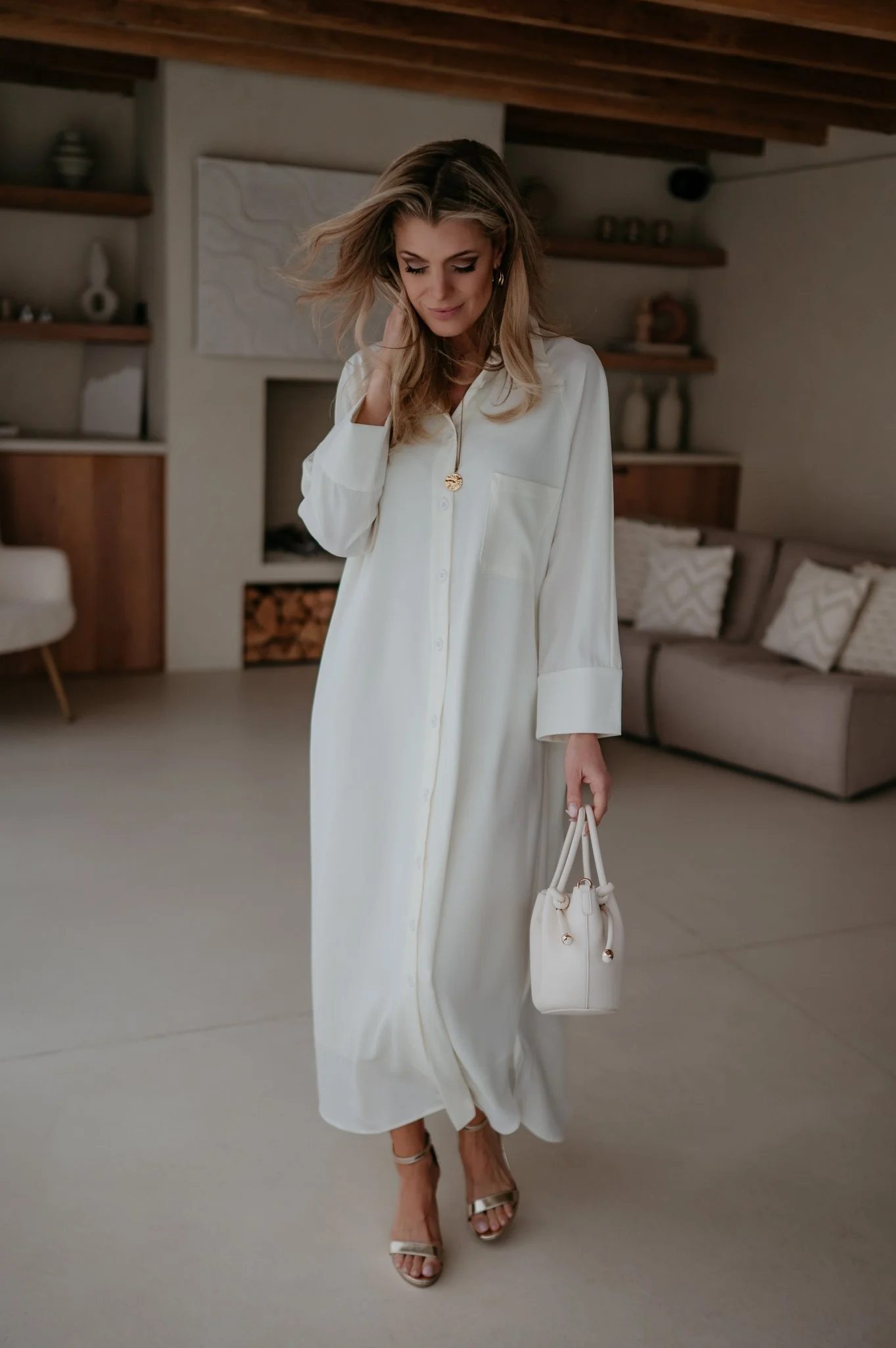Alide dress I Ecru - Image 11
