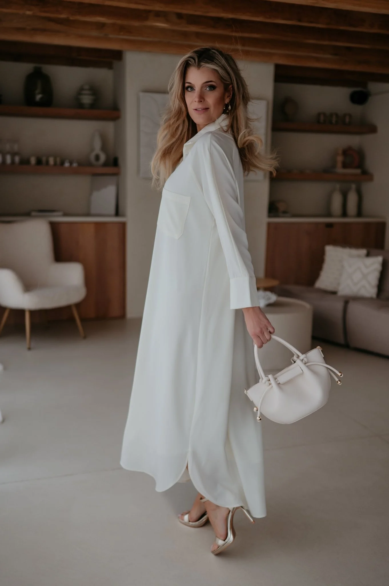 Alide dress I Ecru - Image 12