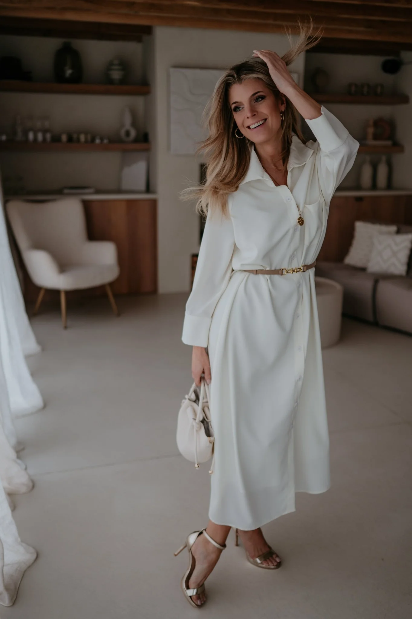 Alide dress I Ecru - Image 13