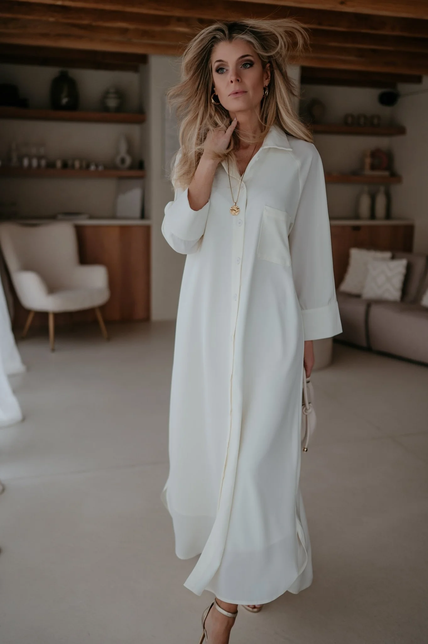 Alide dress I Ecru - Image 4