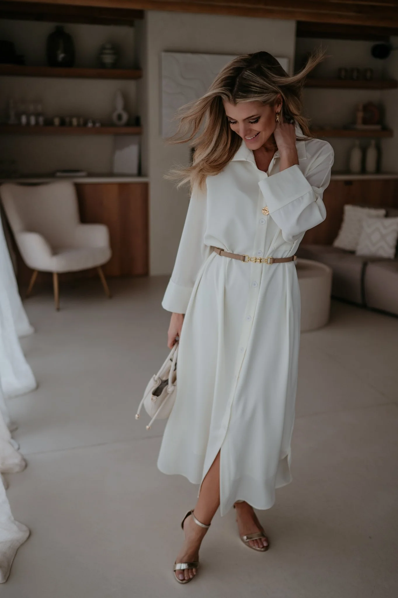 Alide dress I Ecru - Image 5