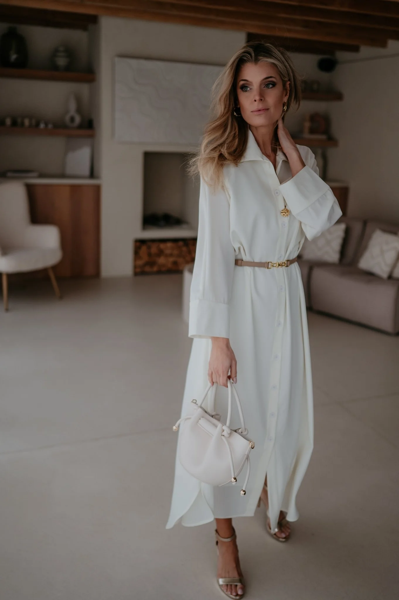 Alide dress I Ecru - Image 6