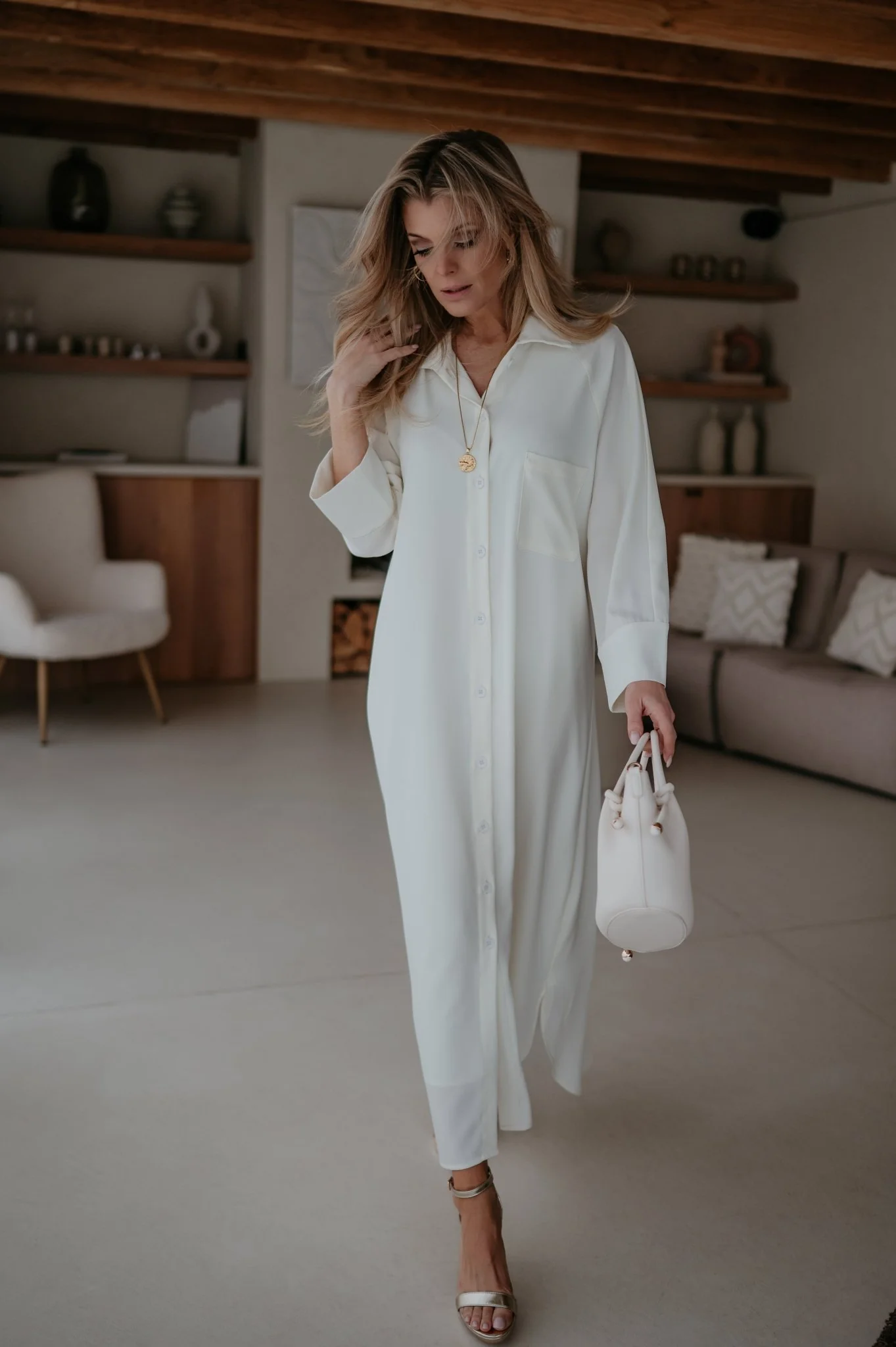 Alide dress I Ecru - Image 7