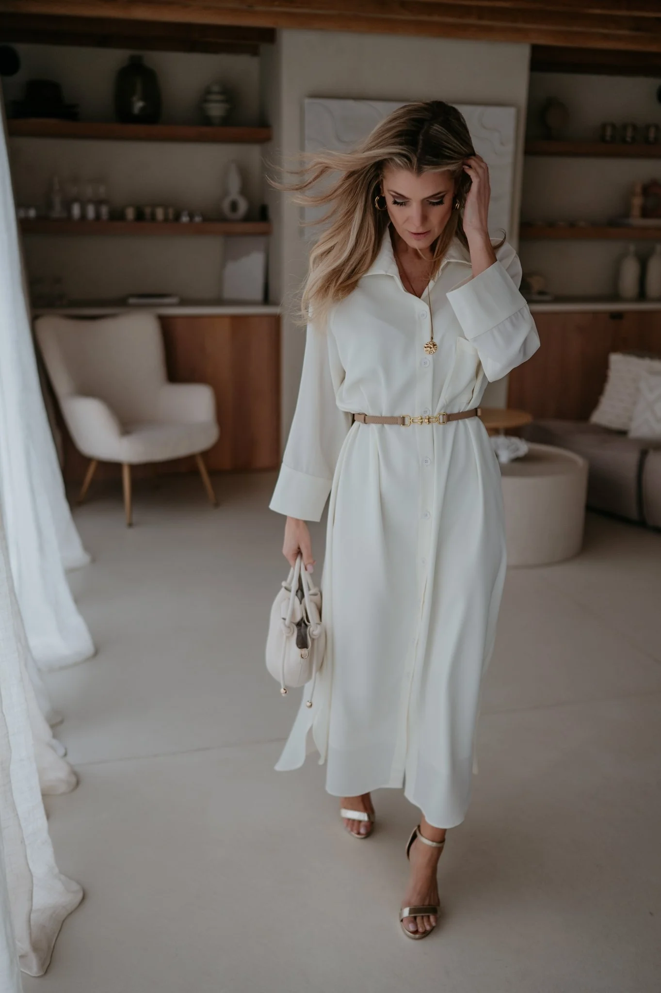 Alide dress I Ecru - Image 8