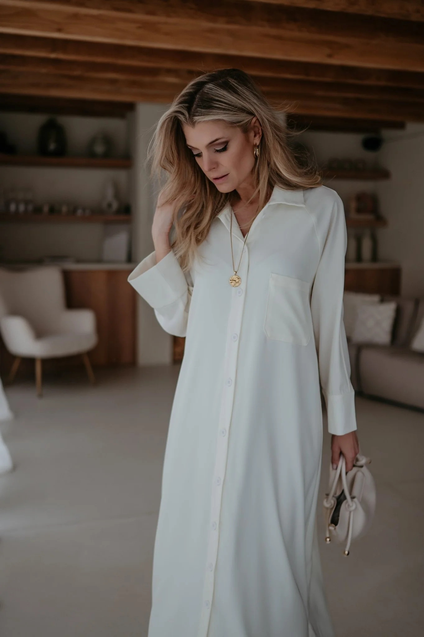 Alide dress I Ecru - Image 9
