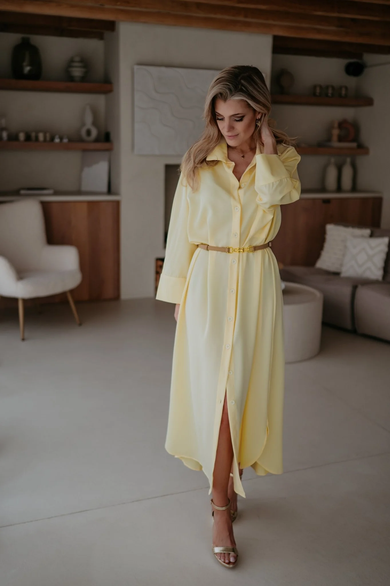 Alide dress I Yellow - Image 10
