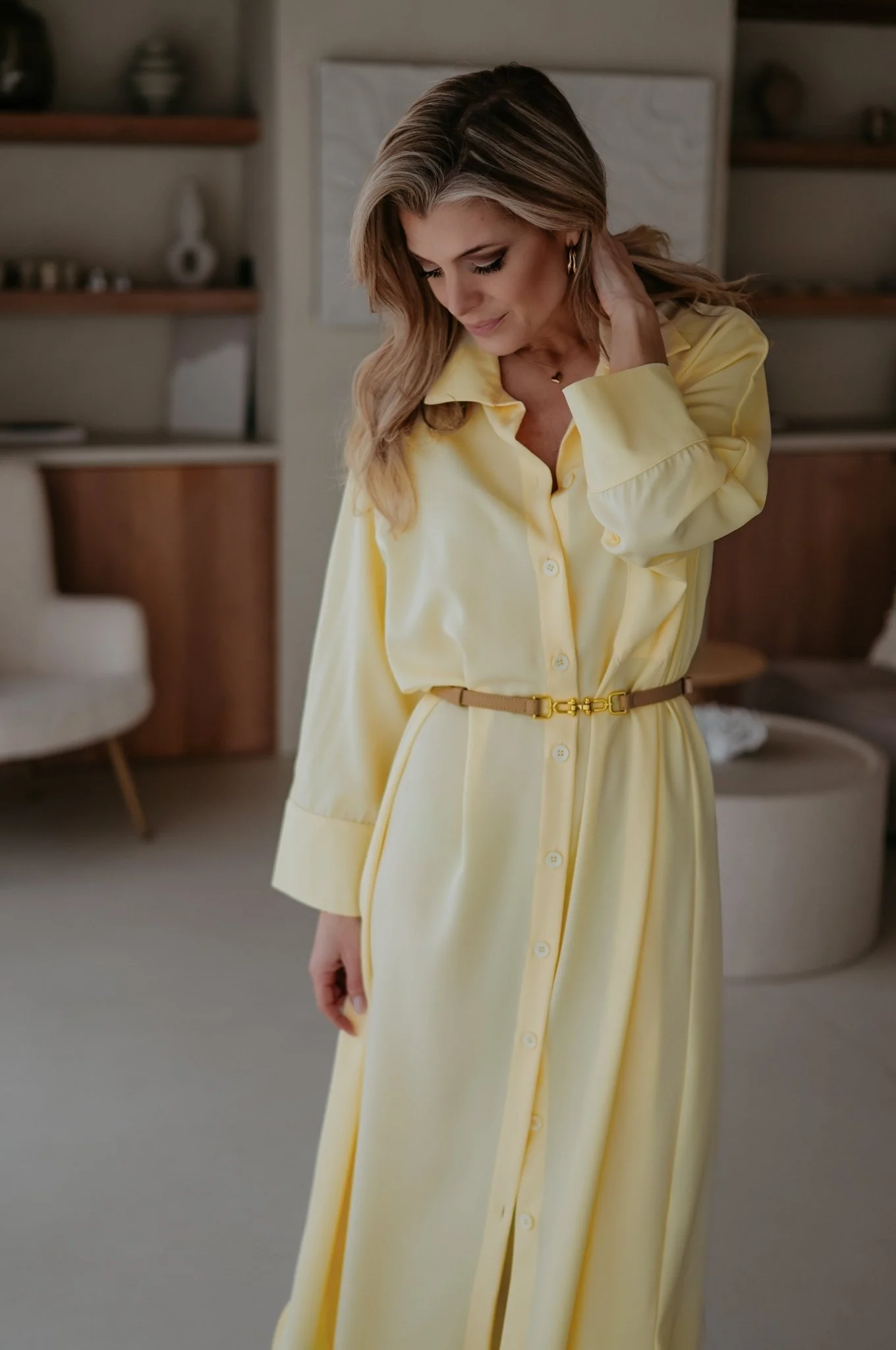 Alide dress I Yellow - Image 12