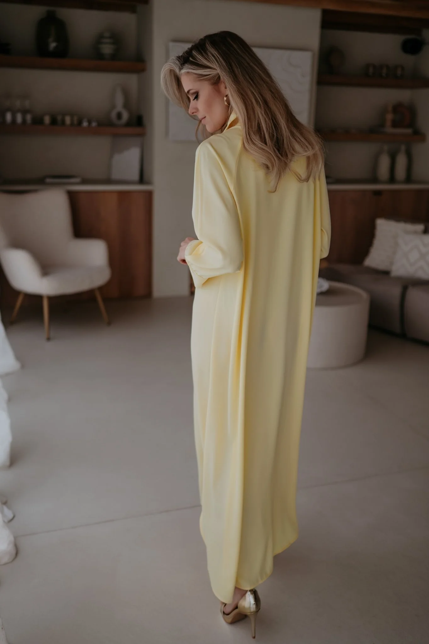Alide dress I Yellow - Image 3