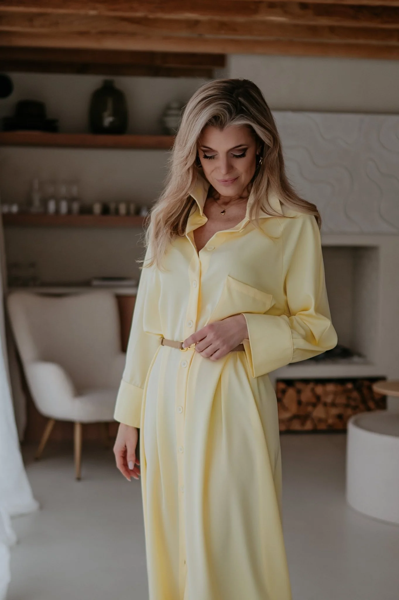 Alide dress I Yellow - Image 6