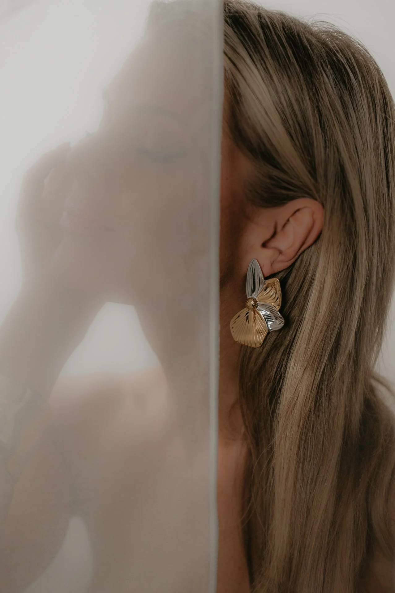 Anive earrings I Gold & Silver - Image 2