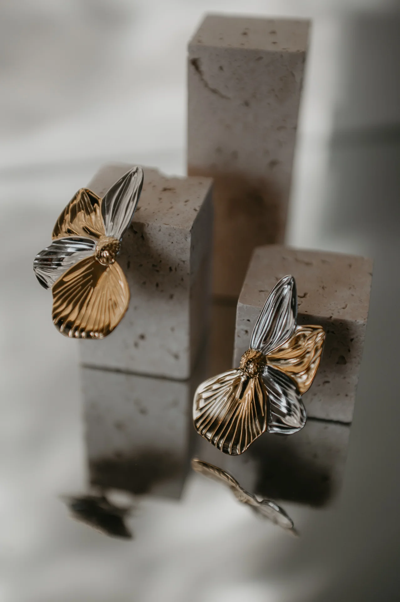 Anive earrings I Gold & Silver - Image 3