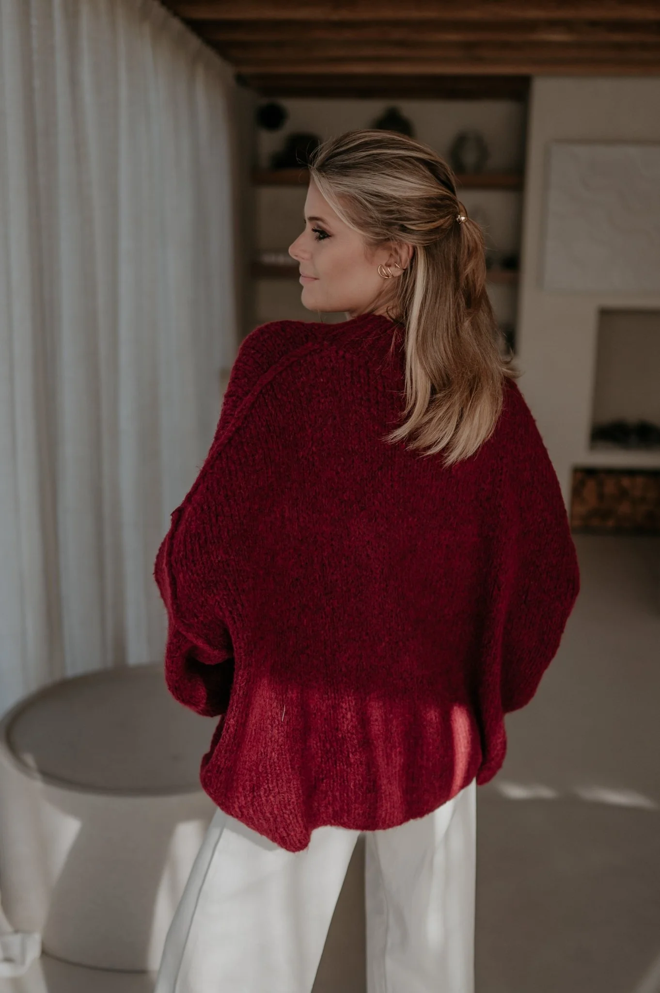 Arte knit I Bordeaux - Image 2