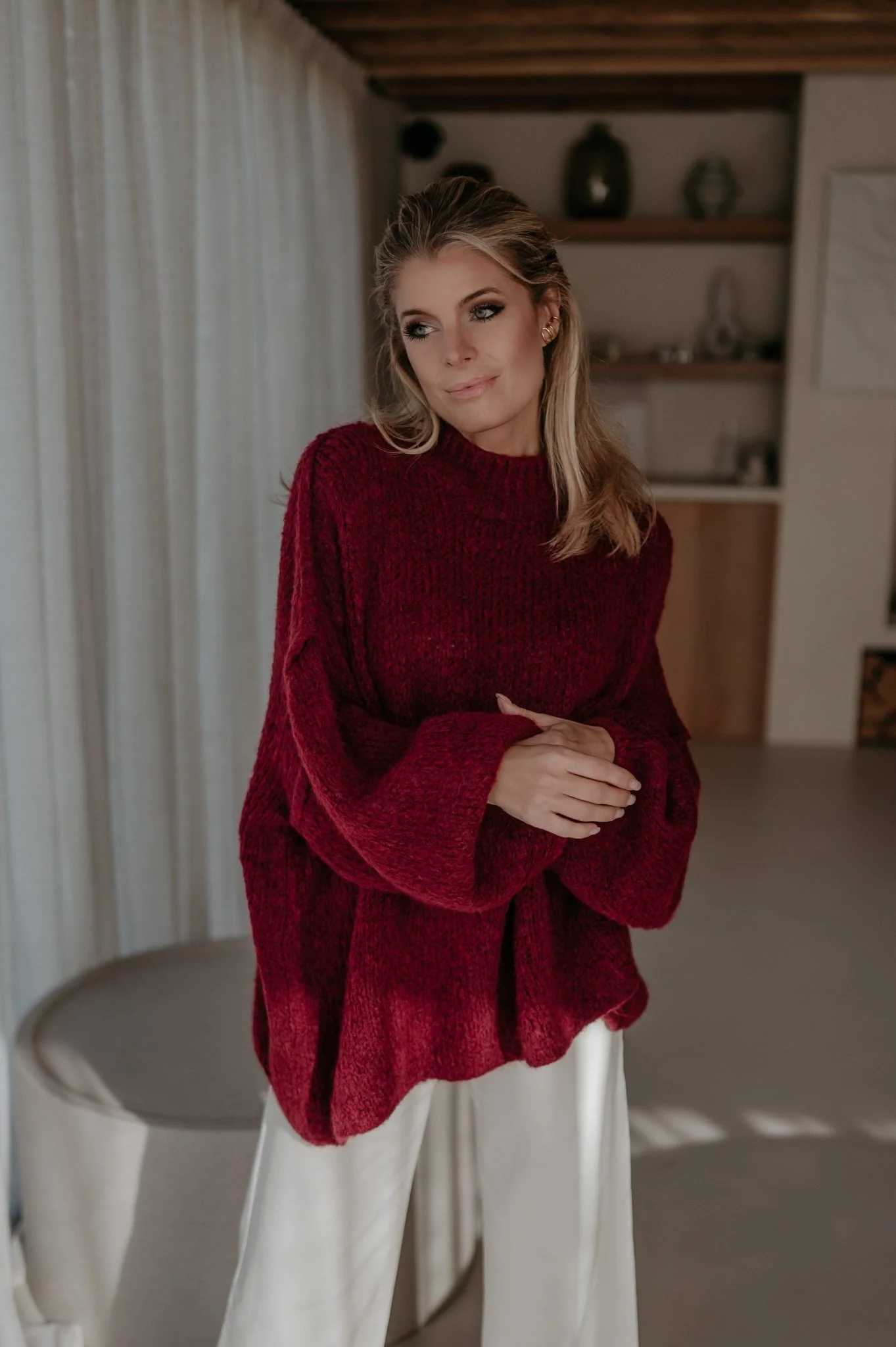 Arte knit I Bordeaux - Image 3
