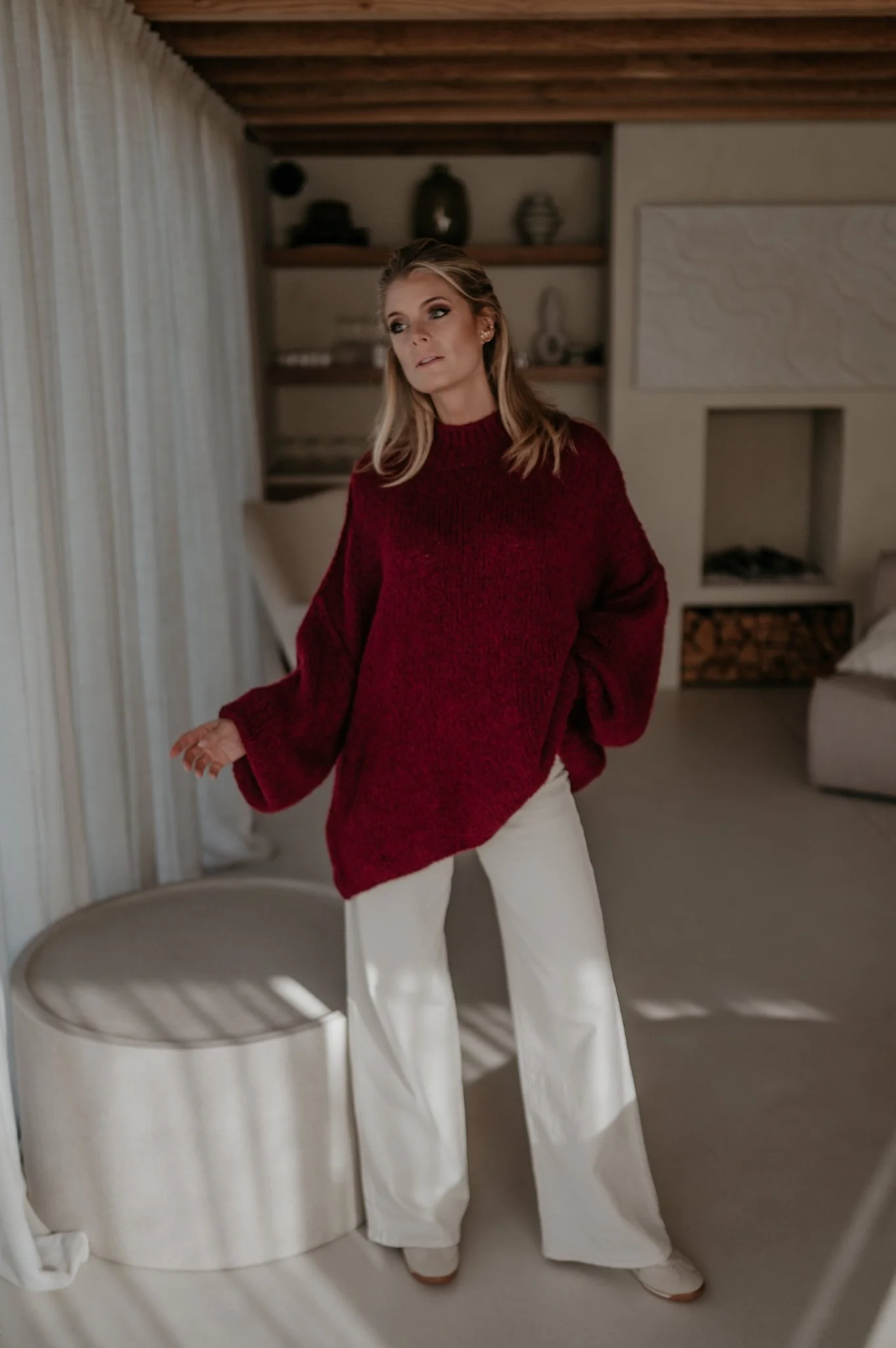 Arte knit I Bordeaux - Image 4