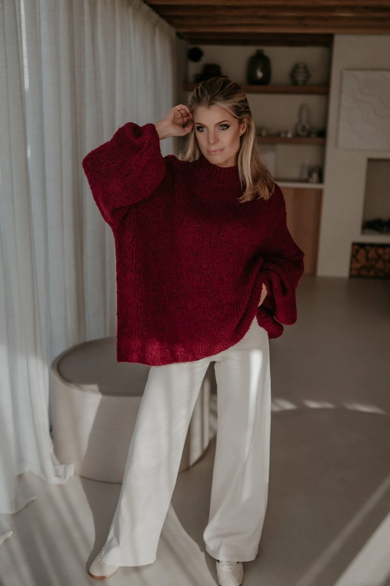 Arte knit I Bordeaux - Image 5