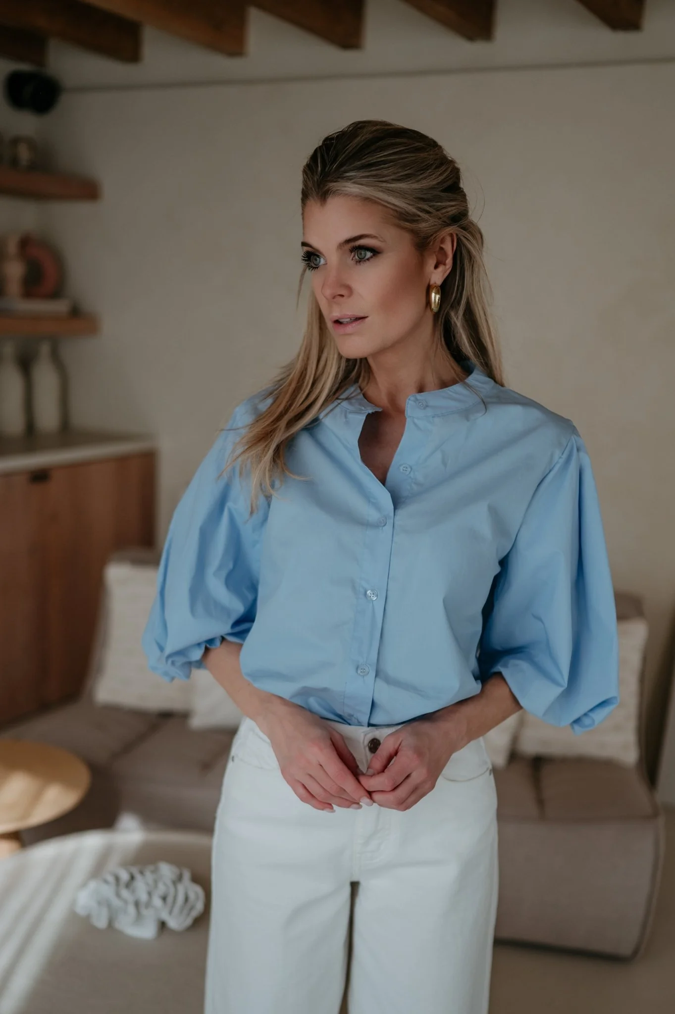 Aurelia blouse I Blue - Image 10
