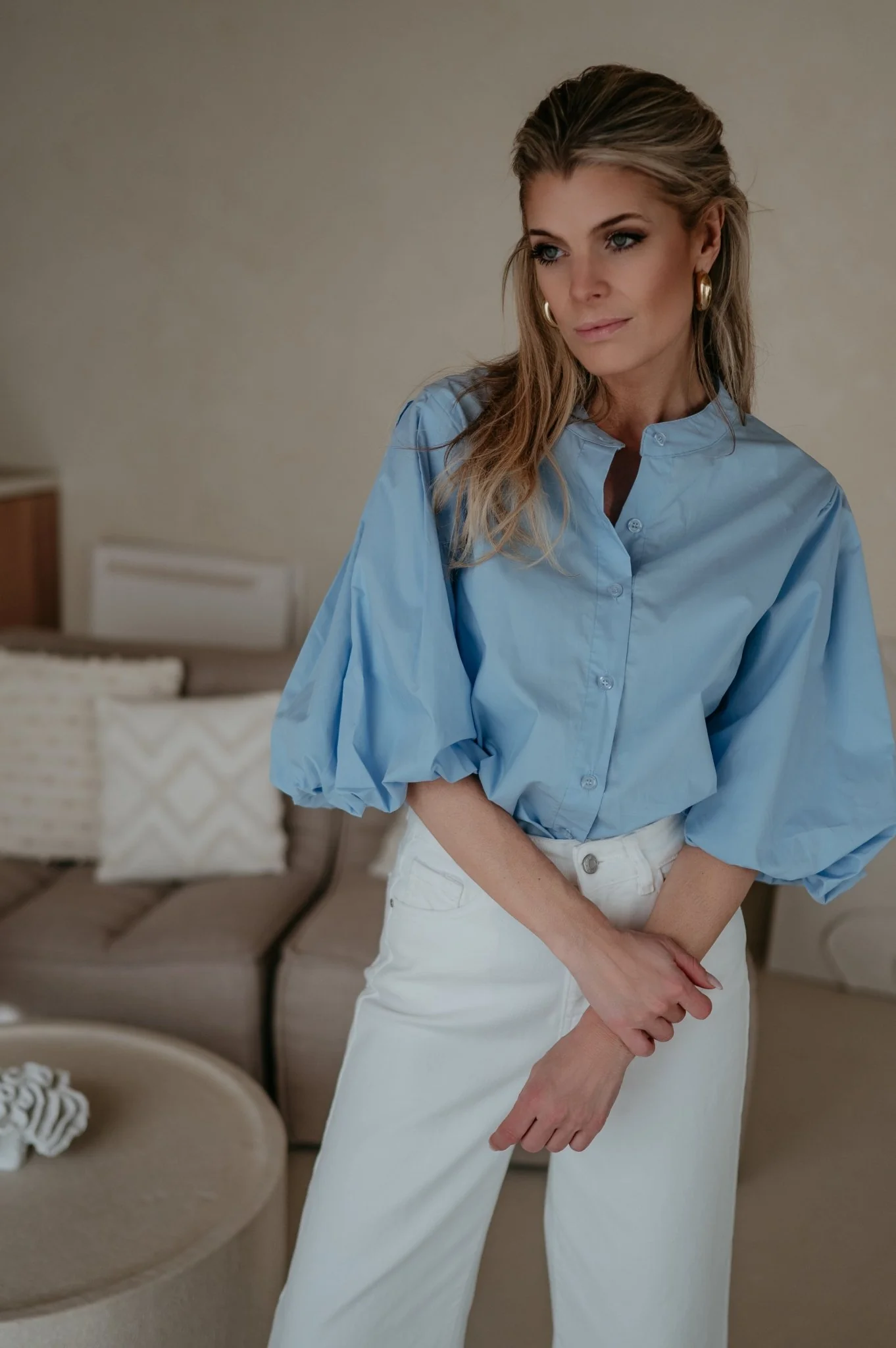 Aurelia blouse I Blue - Image 2