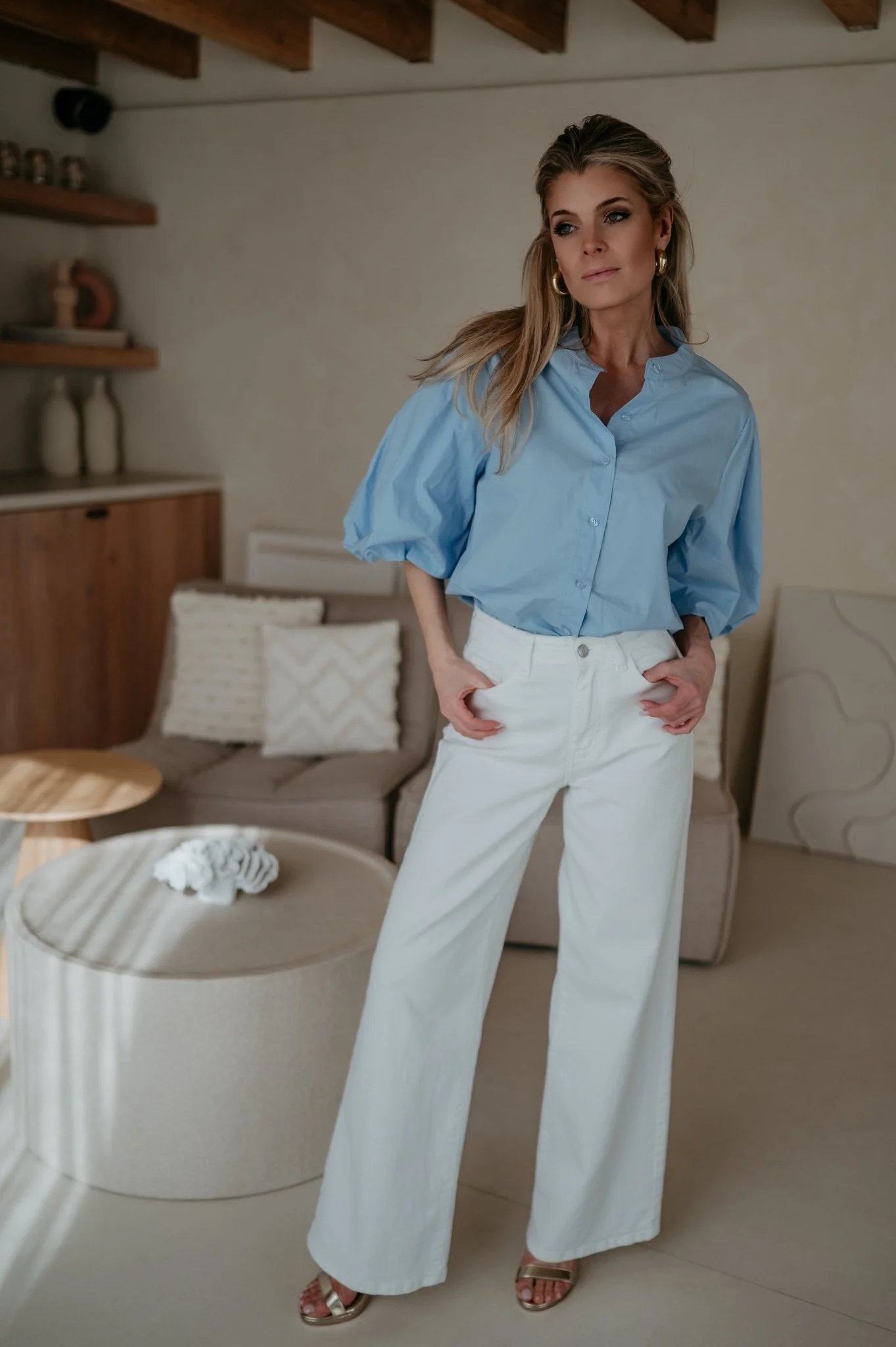 Aurelia blouse I Blue - Image 4