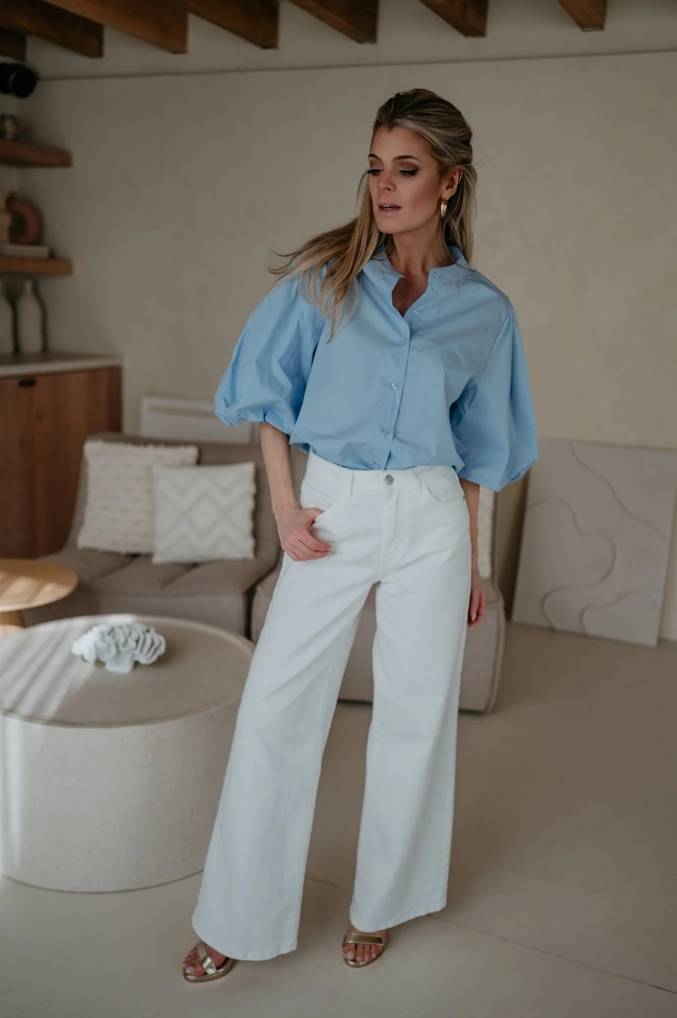 Aurelia blouse I Blue - Image 7