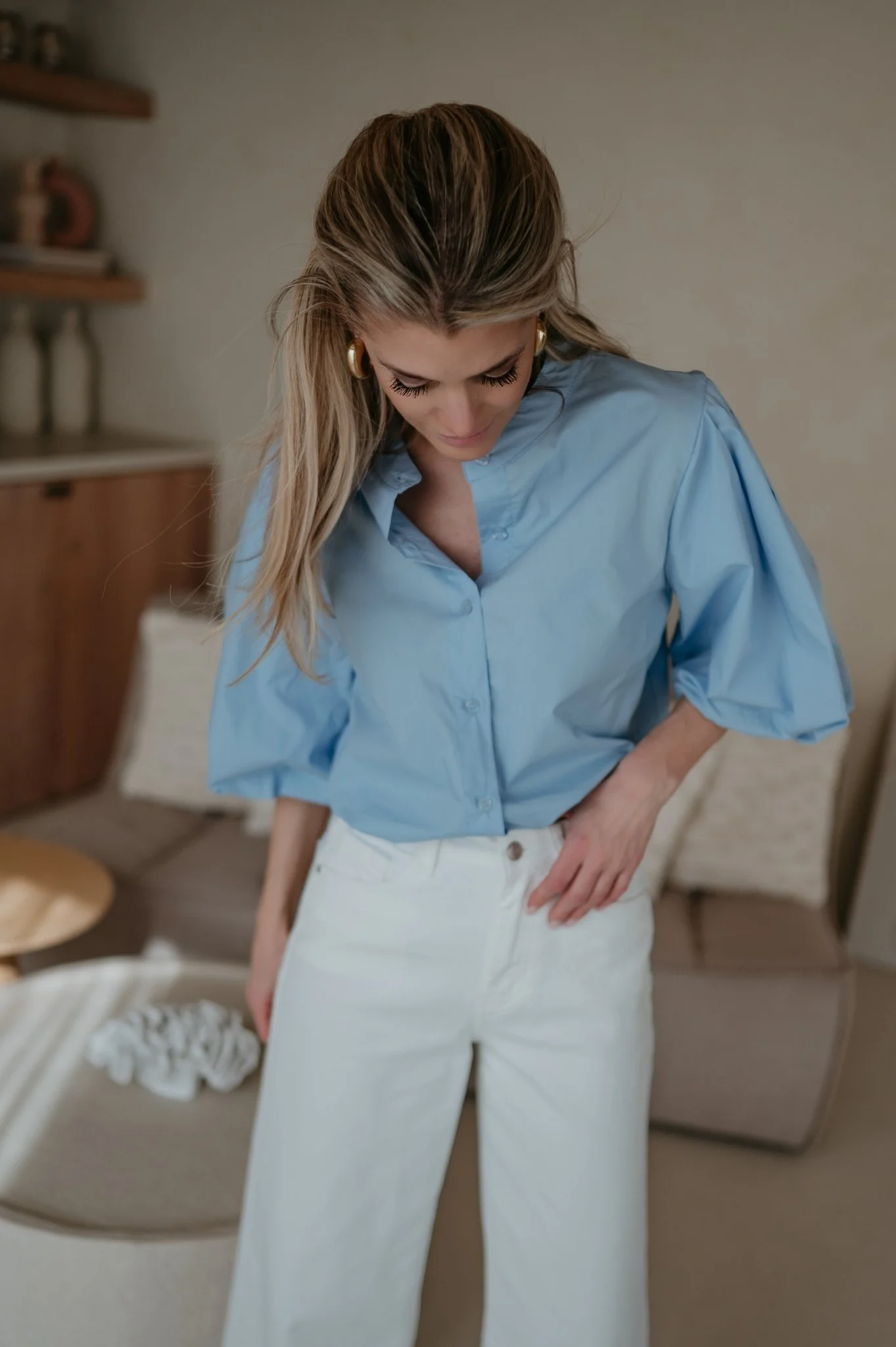 Aurelia blouse I Blue - Image 9