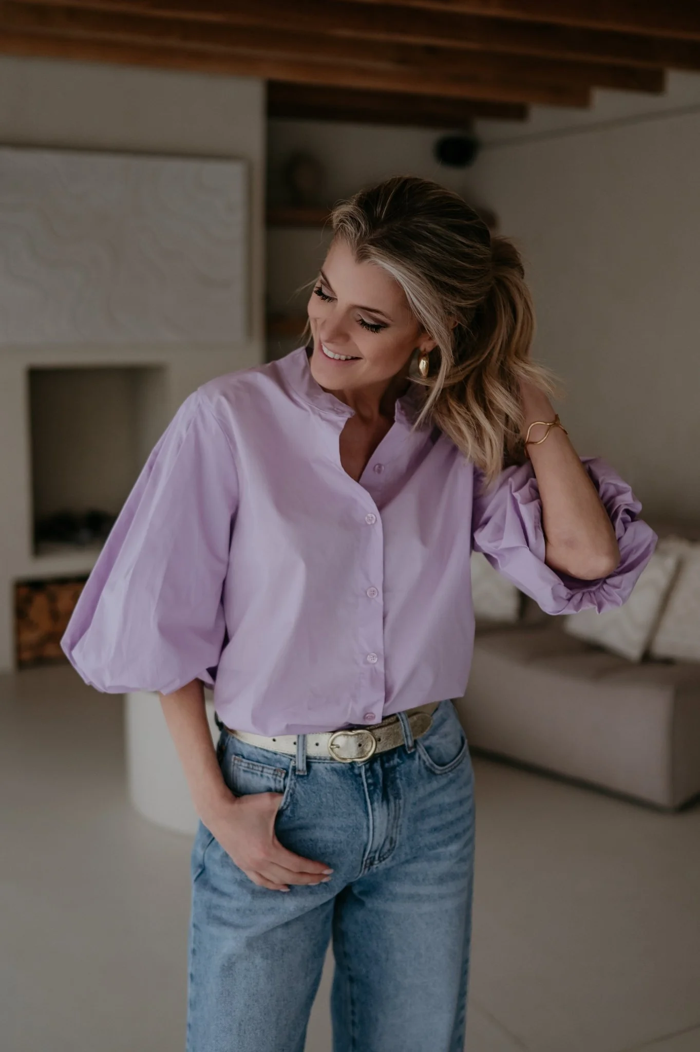 Aurelia blouse I Lila
