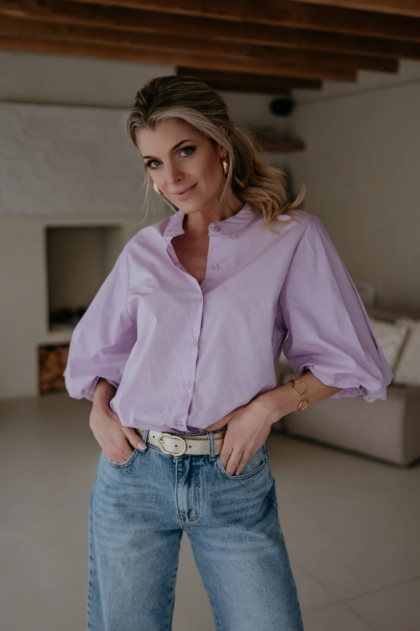 Aurelia blouse I Lila - Image 10