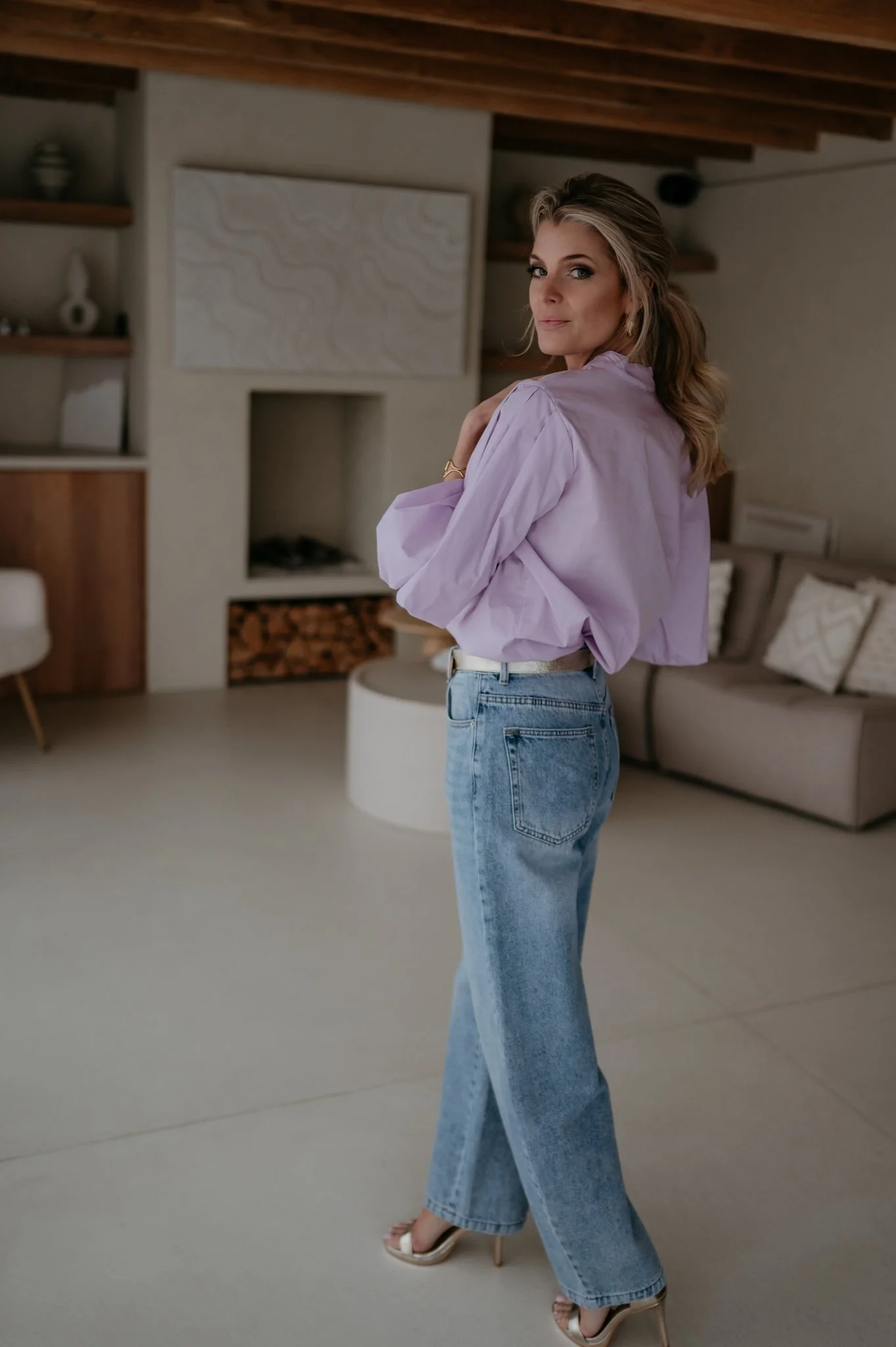 Aurelia blouse I Lila - Image 11