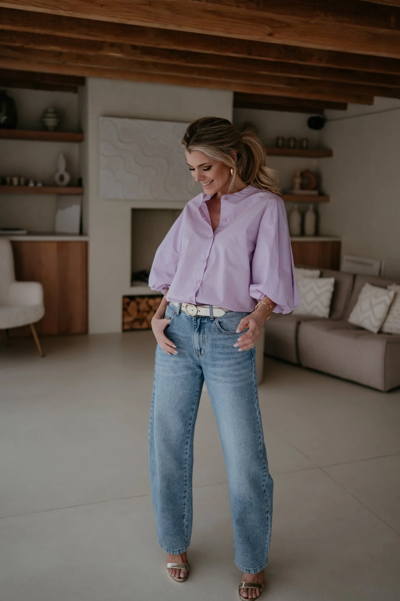 Aurelia blouse I Lila - Image 3