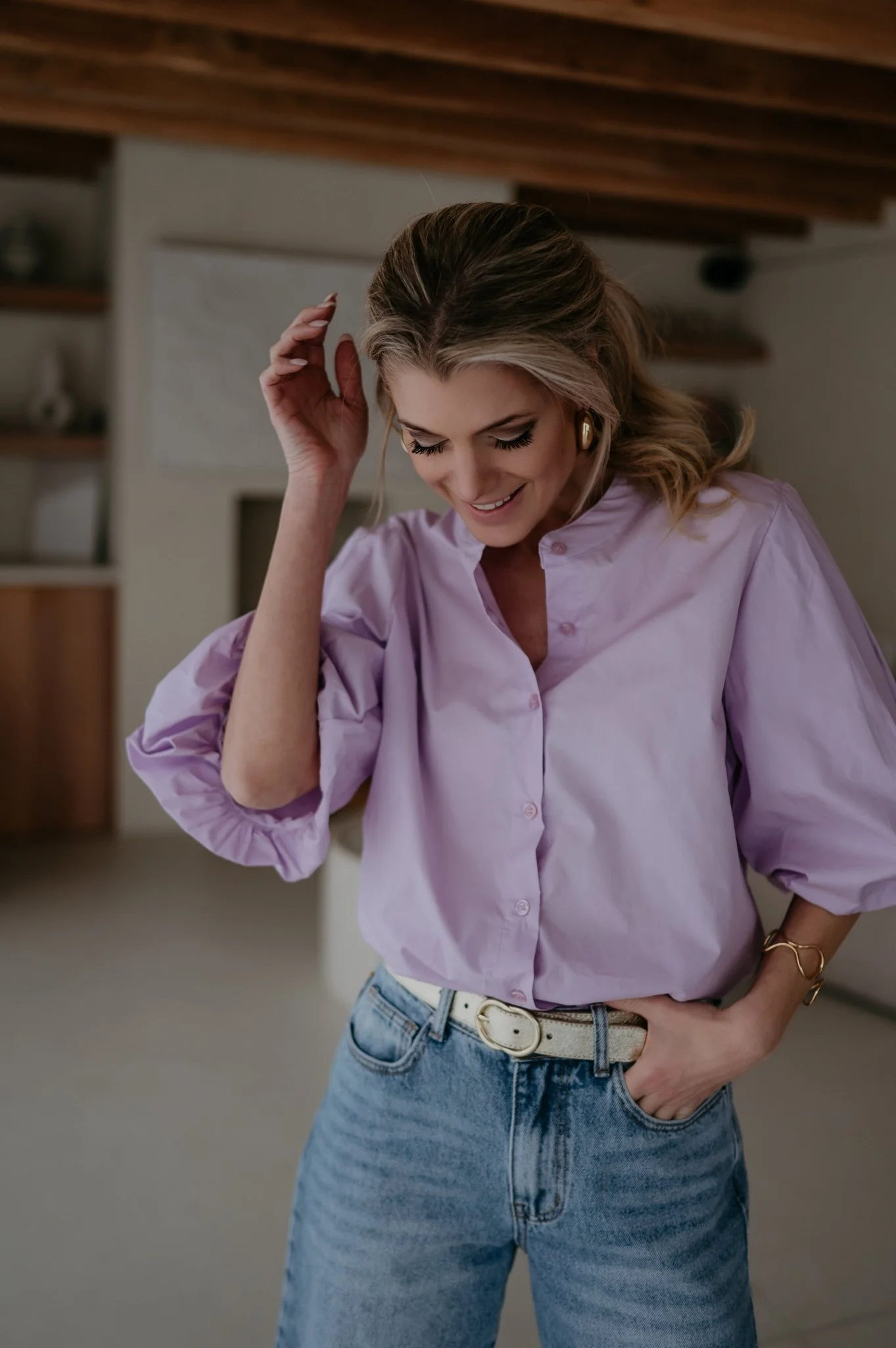 Aurelia blouse I Lila - Image 4