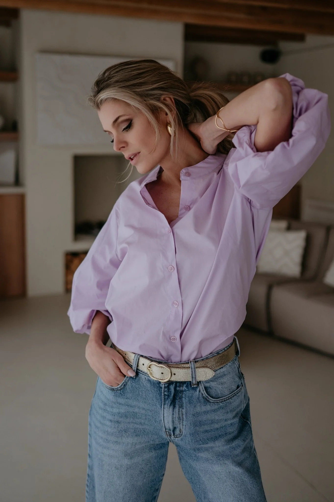Aurelia blouse I Lila - Image 5
